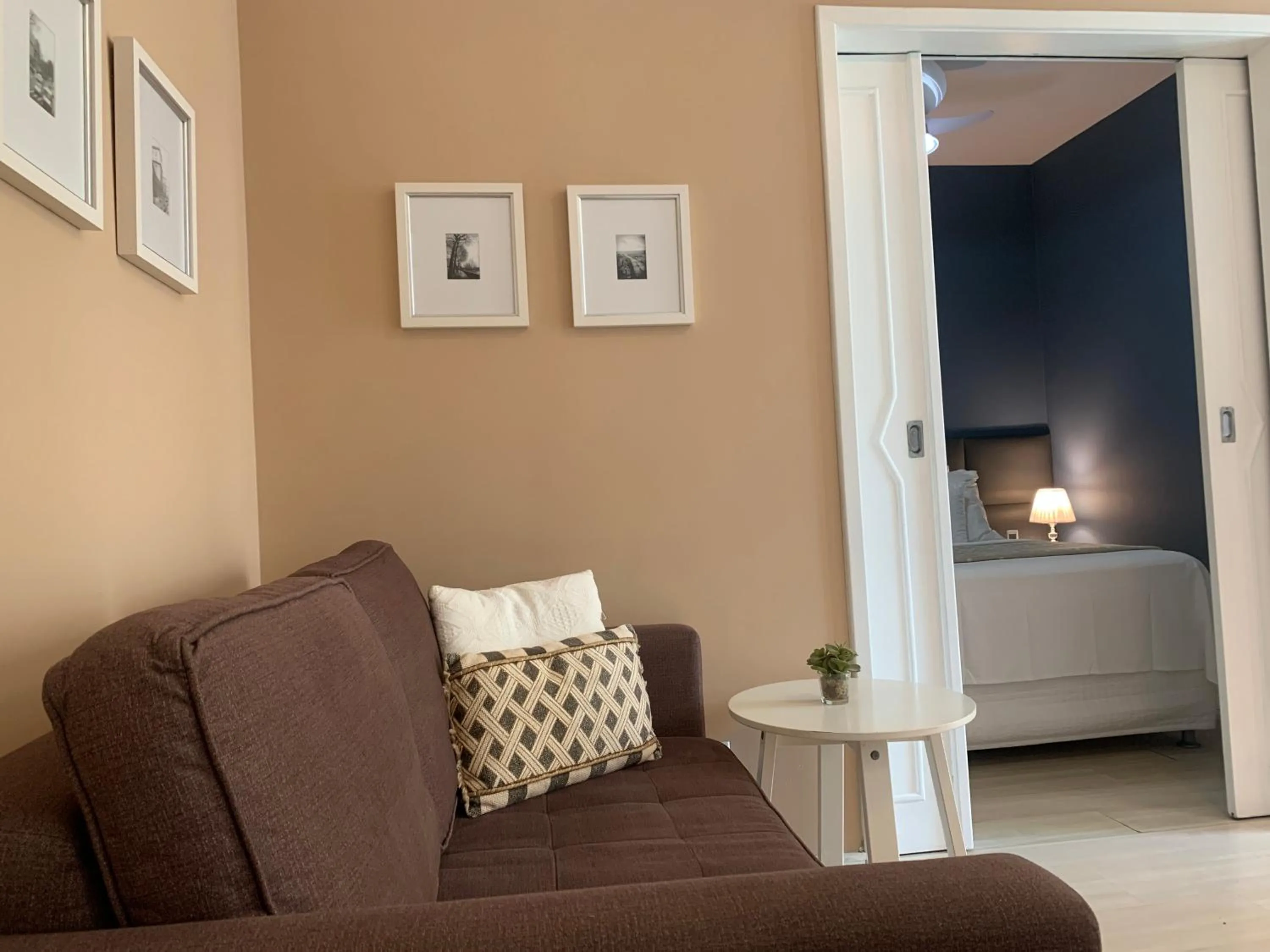 Living room in Ocean Flat Premium com vista para o mar