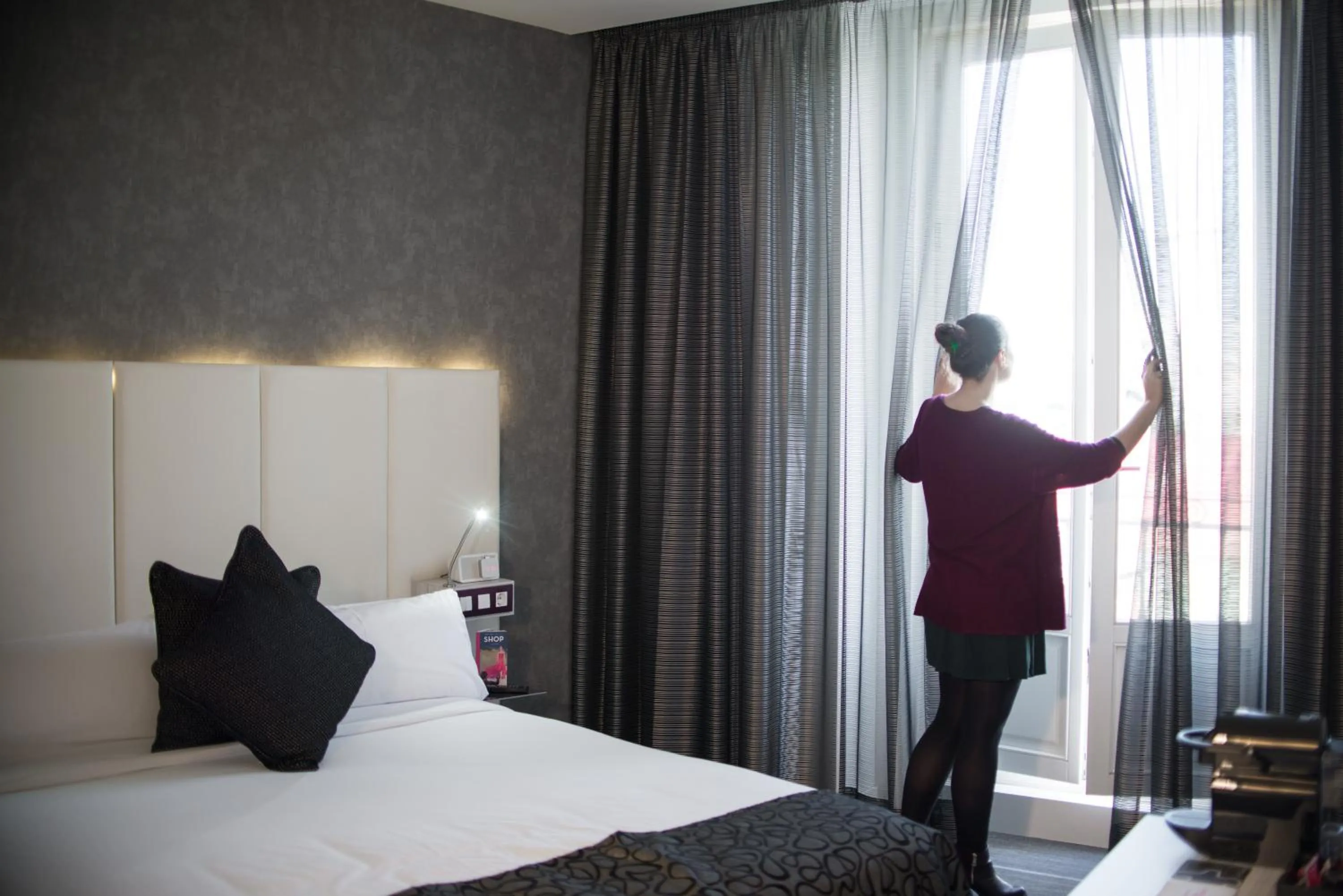 Bedroom, Bed in Petit Palace Santa Bárbara