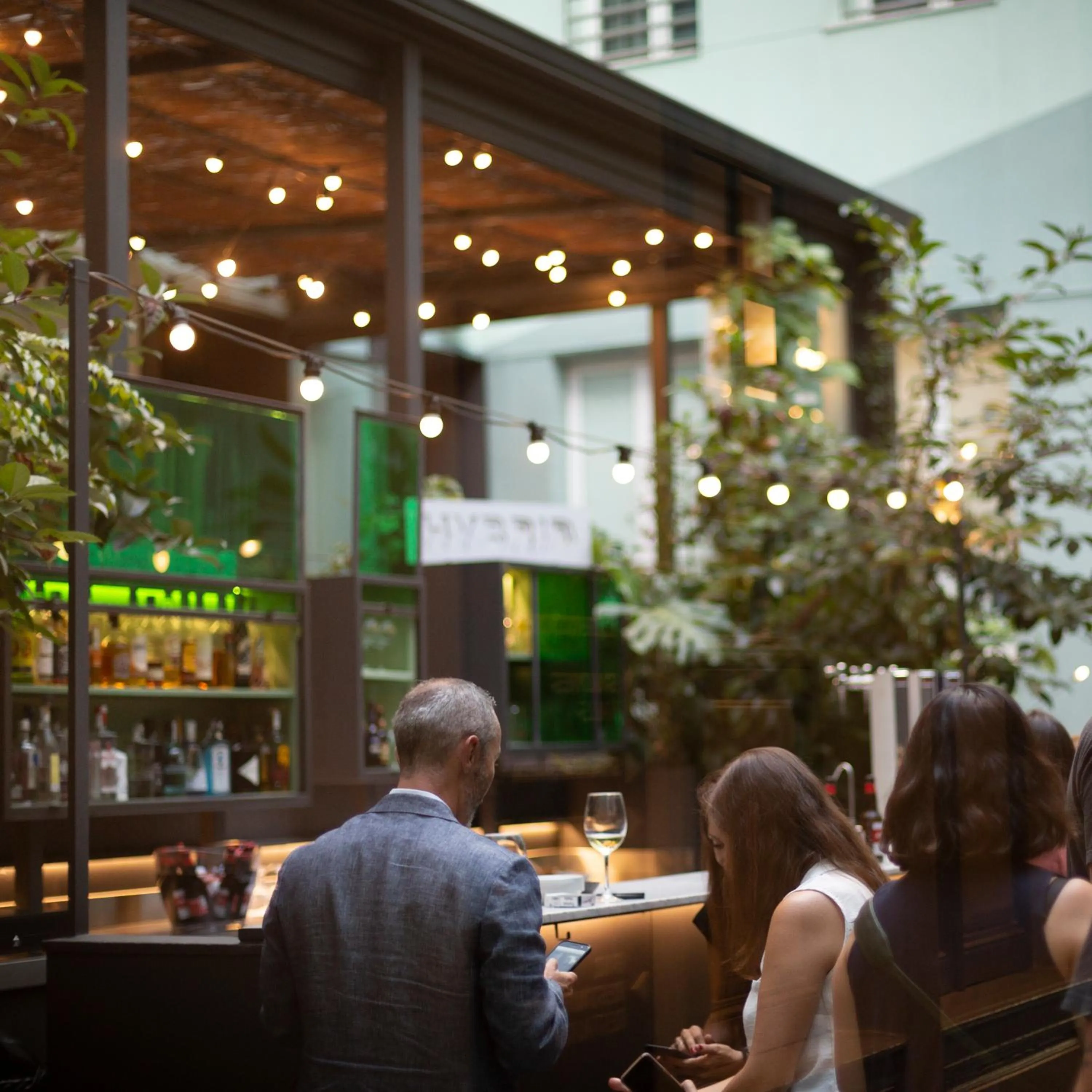 Patio in Petit Palace Santa Bárbara