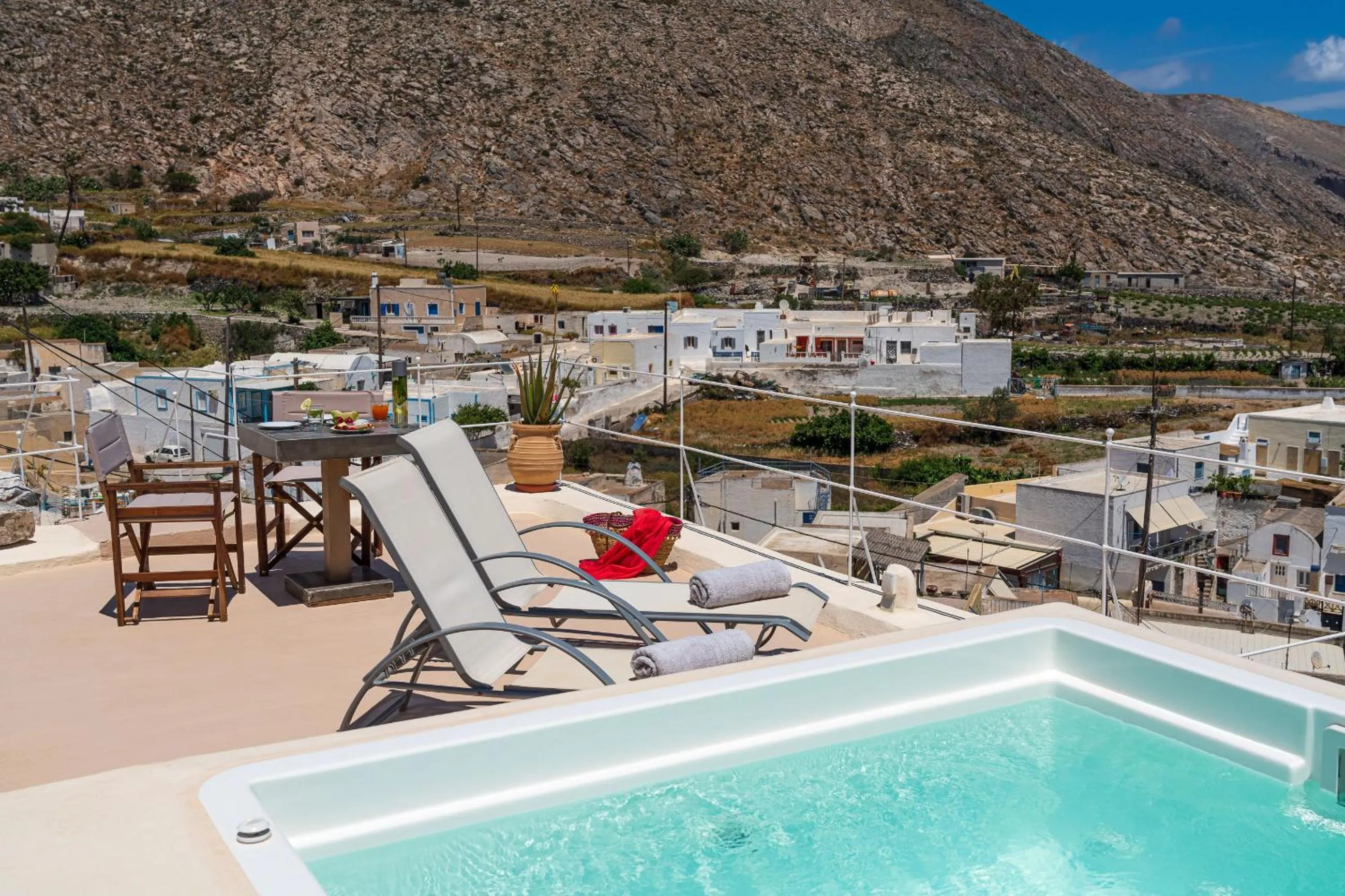 Patio in Nalas Suites