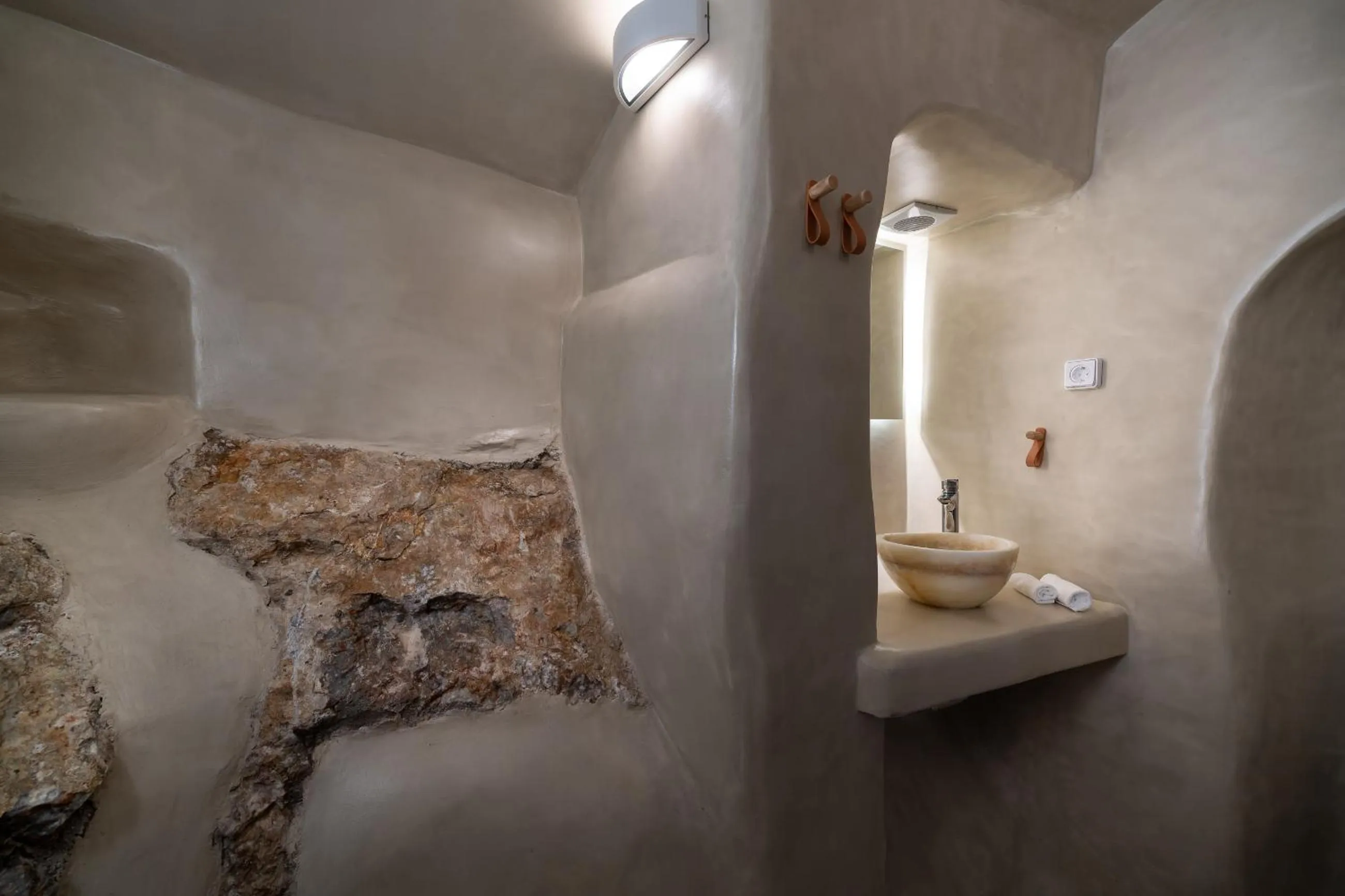 Shower in Nalas Suites