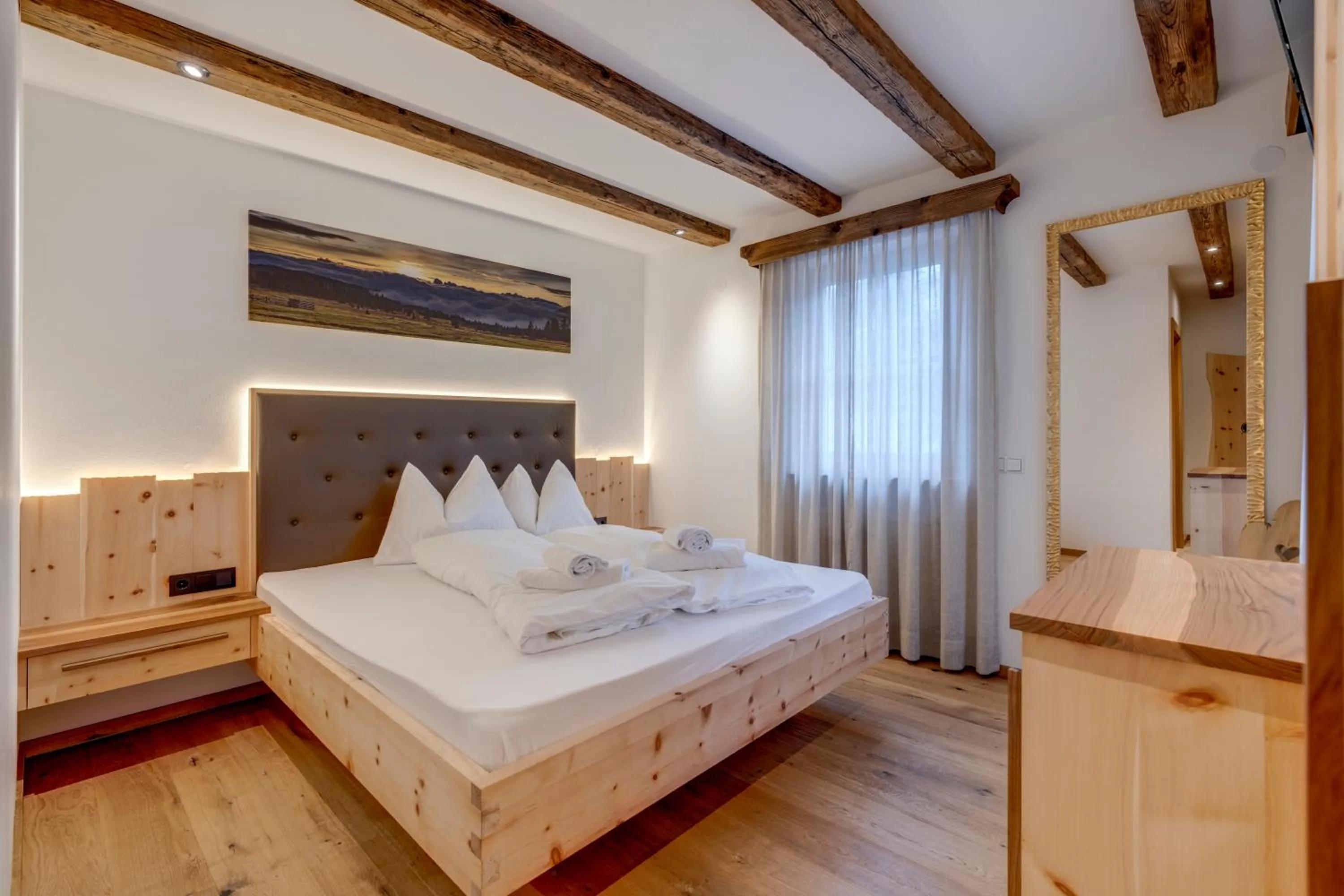 Bed in Hotel Residence Gasser