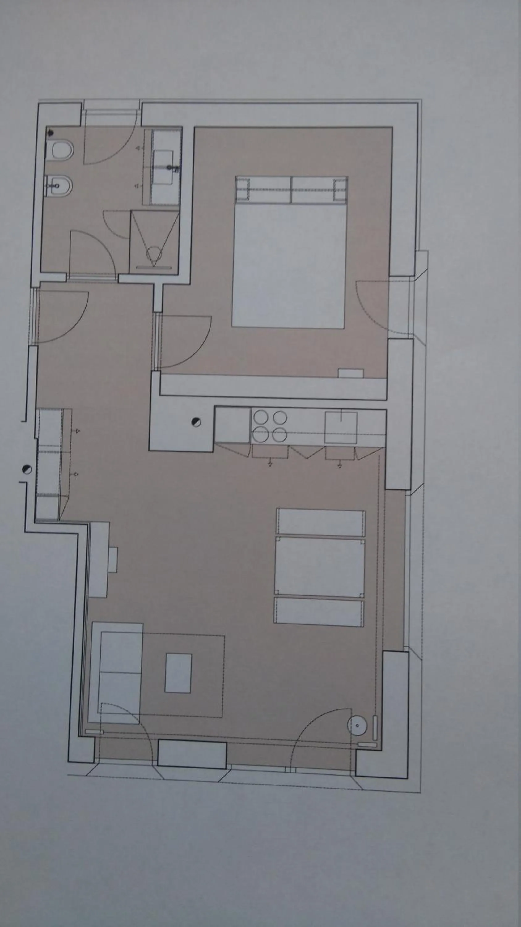 Photo of the whole room in Residence Larciunei