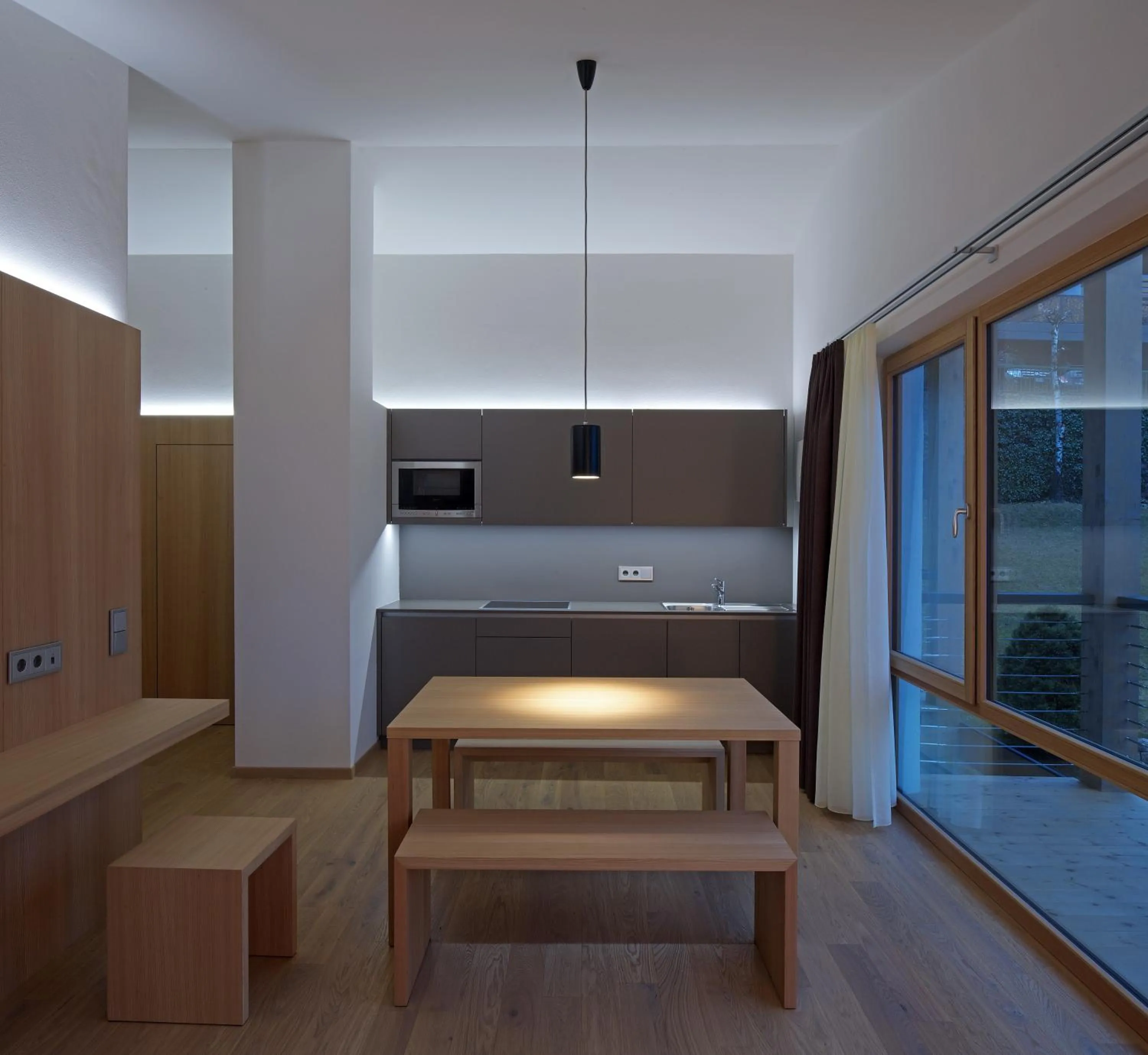 Kitchen or kitchenette in Residence Larciunei