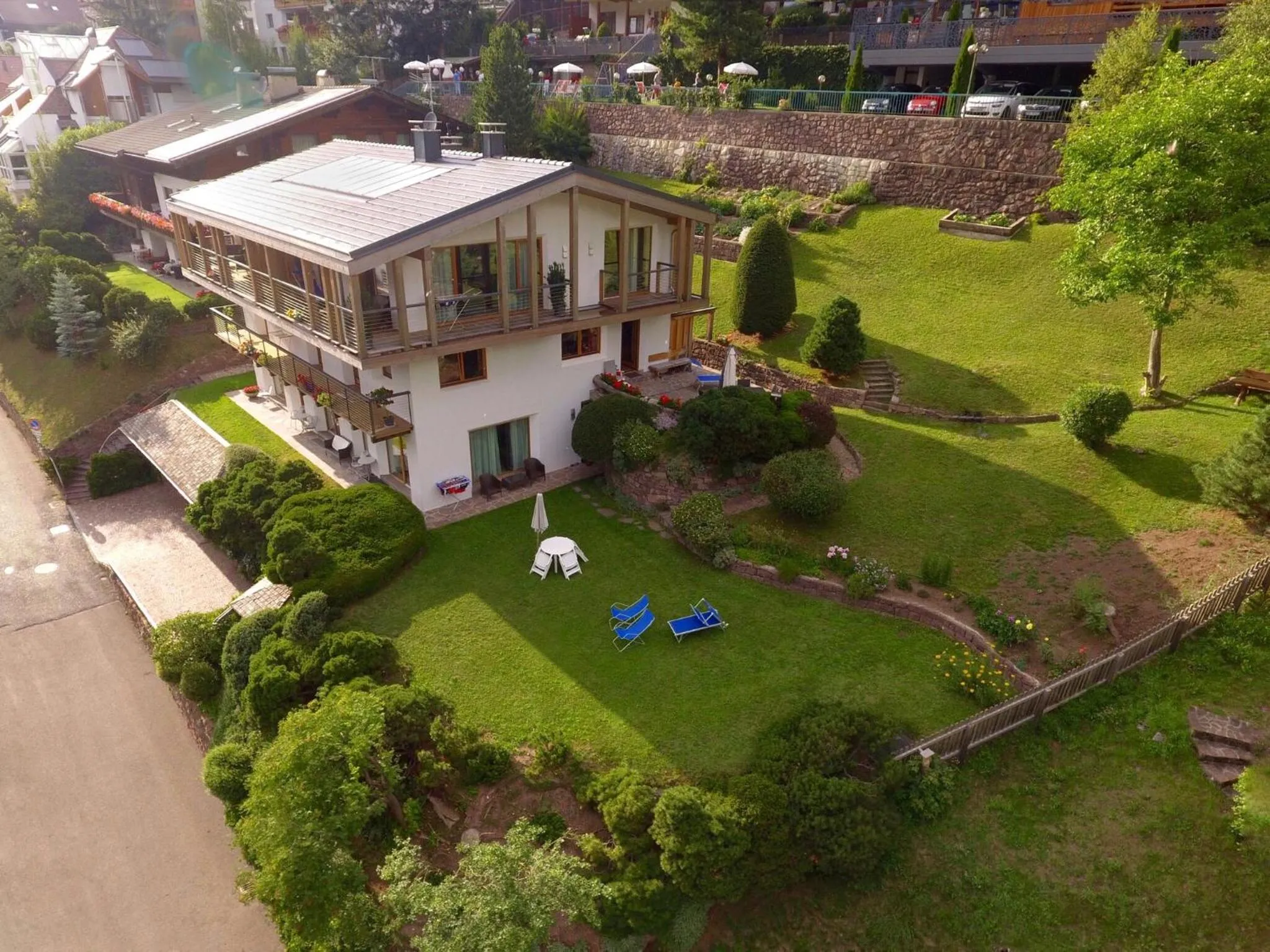 Bird's eye view in Residence Larciunei