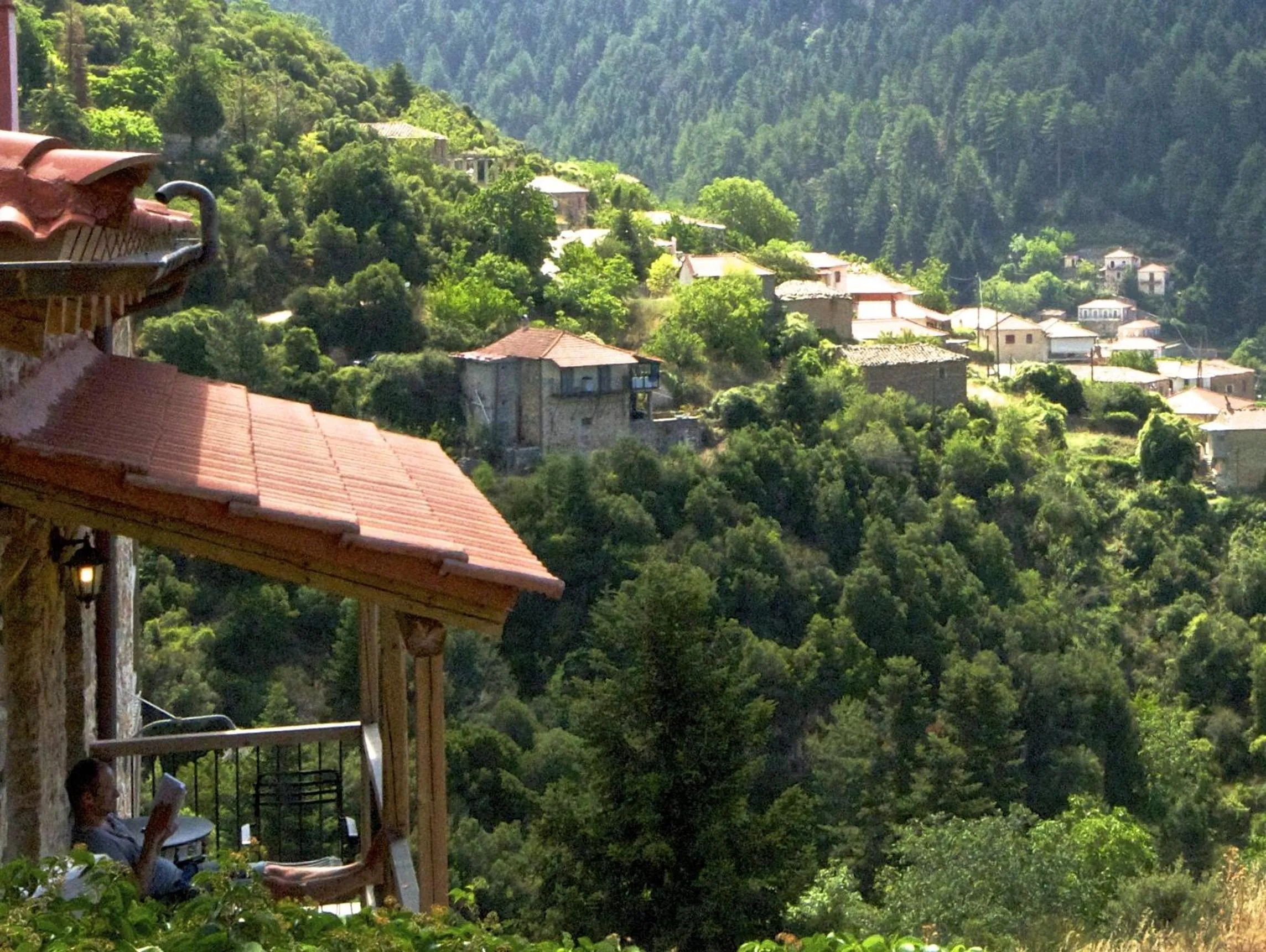 Garden view in Pritanio