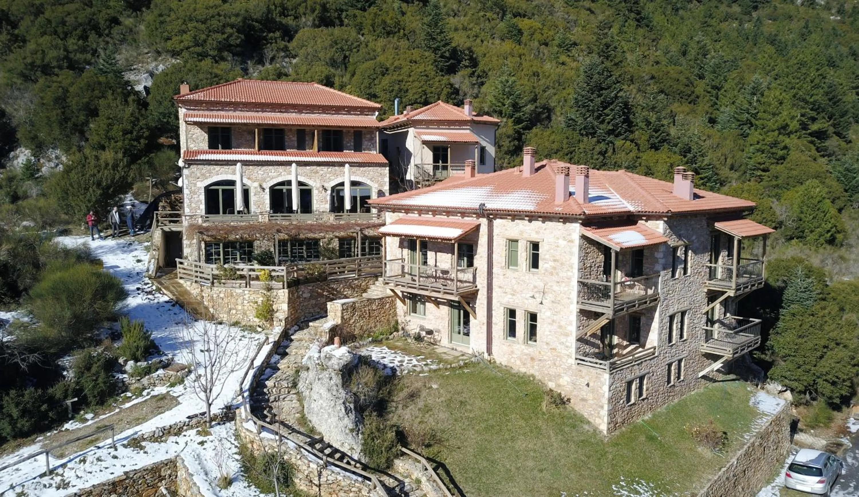 Bird's eye view in Pritanio
