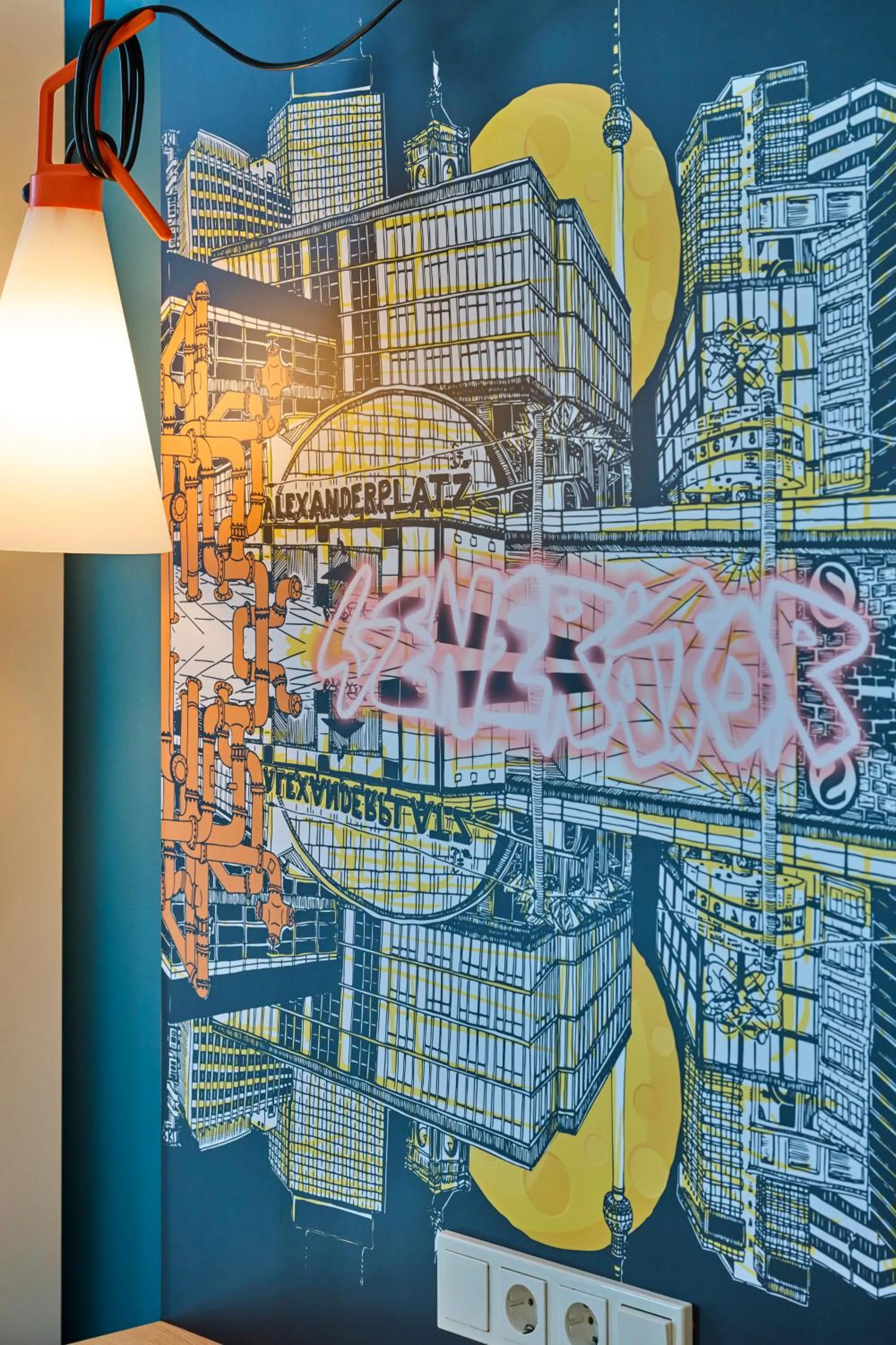 Bedroom in Generator Berlin Alexanderplatz