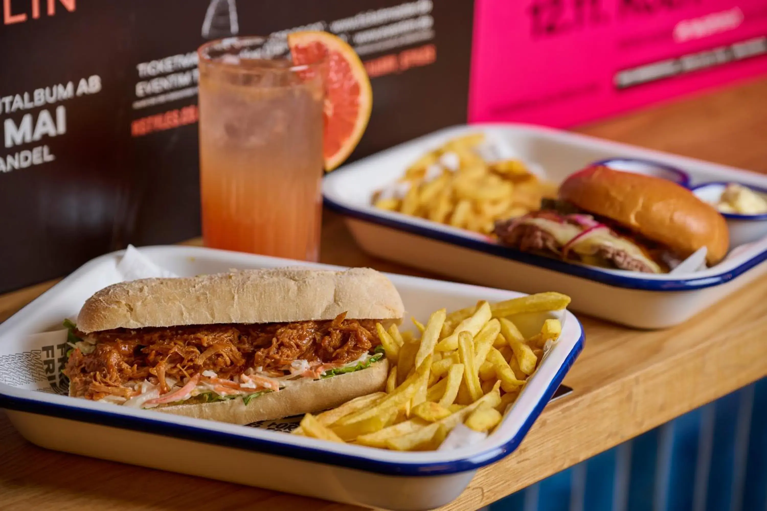 Food and drinks in Generator Berlin Alexanderplatz Food and drinks in Generator Berlin Alexanderplatz