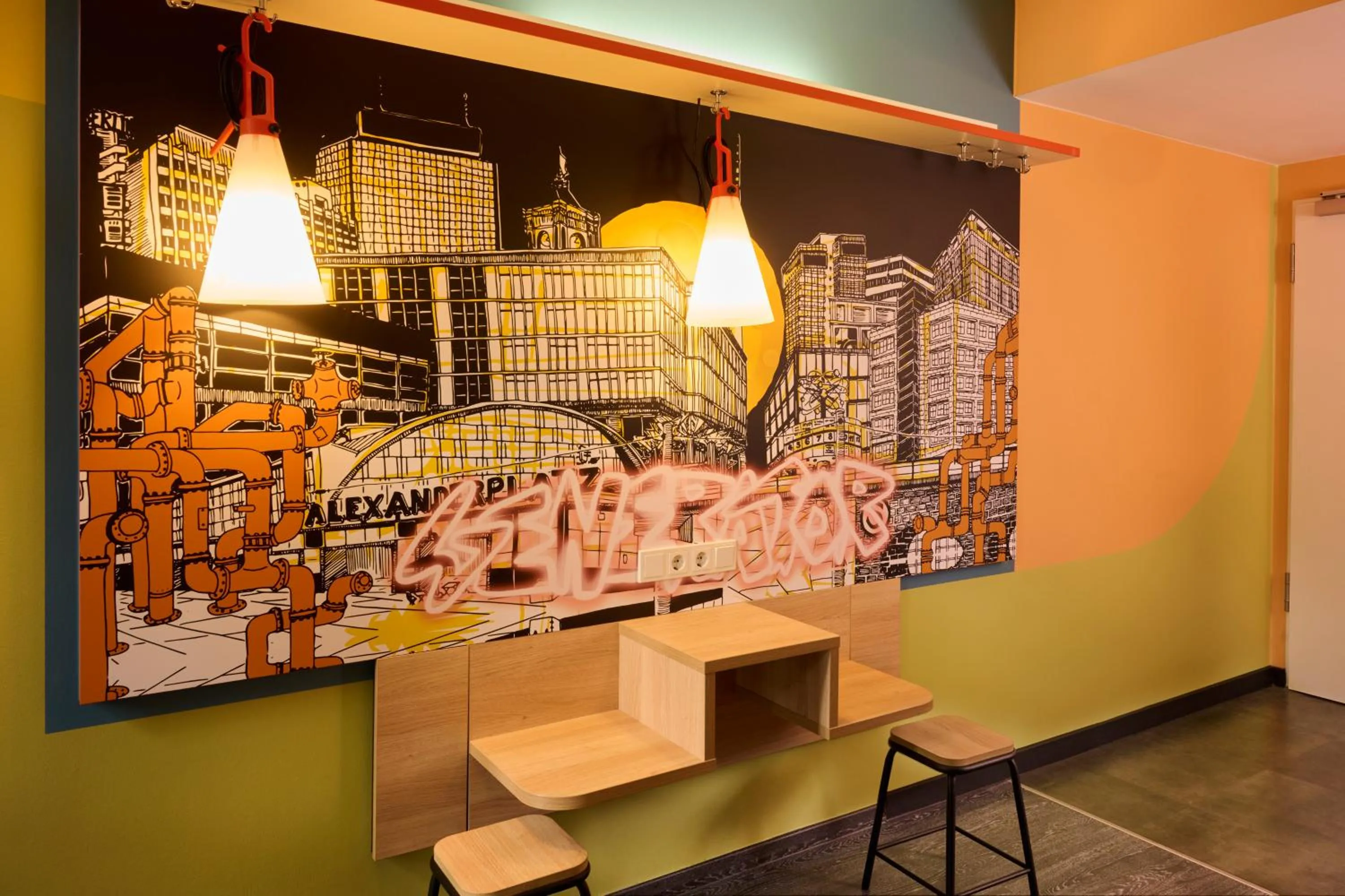 Bed in Generator Berlin Alexanderplatz