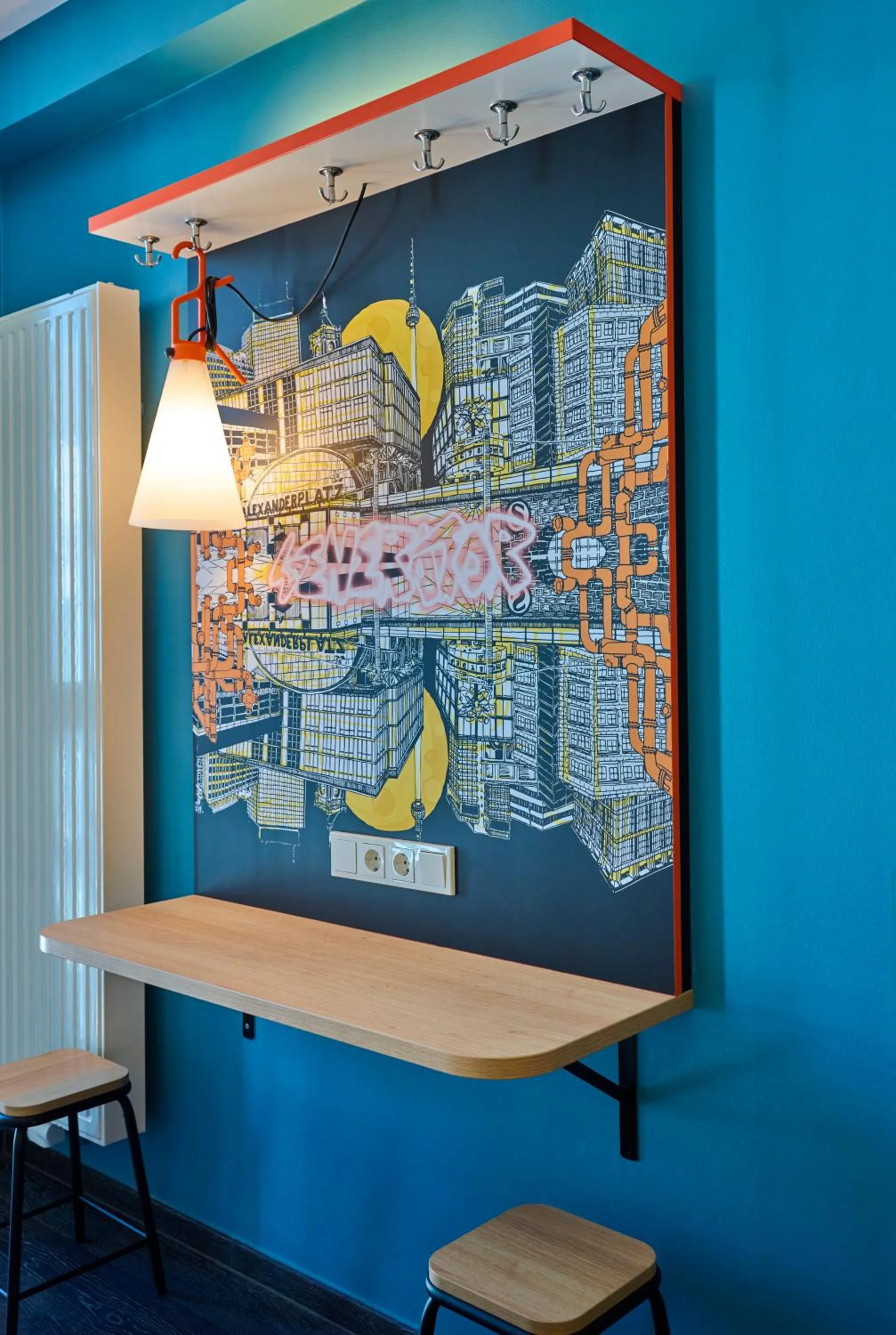 Bedroom in Generator Berlin Alexanderplatz