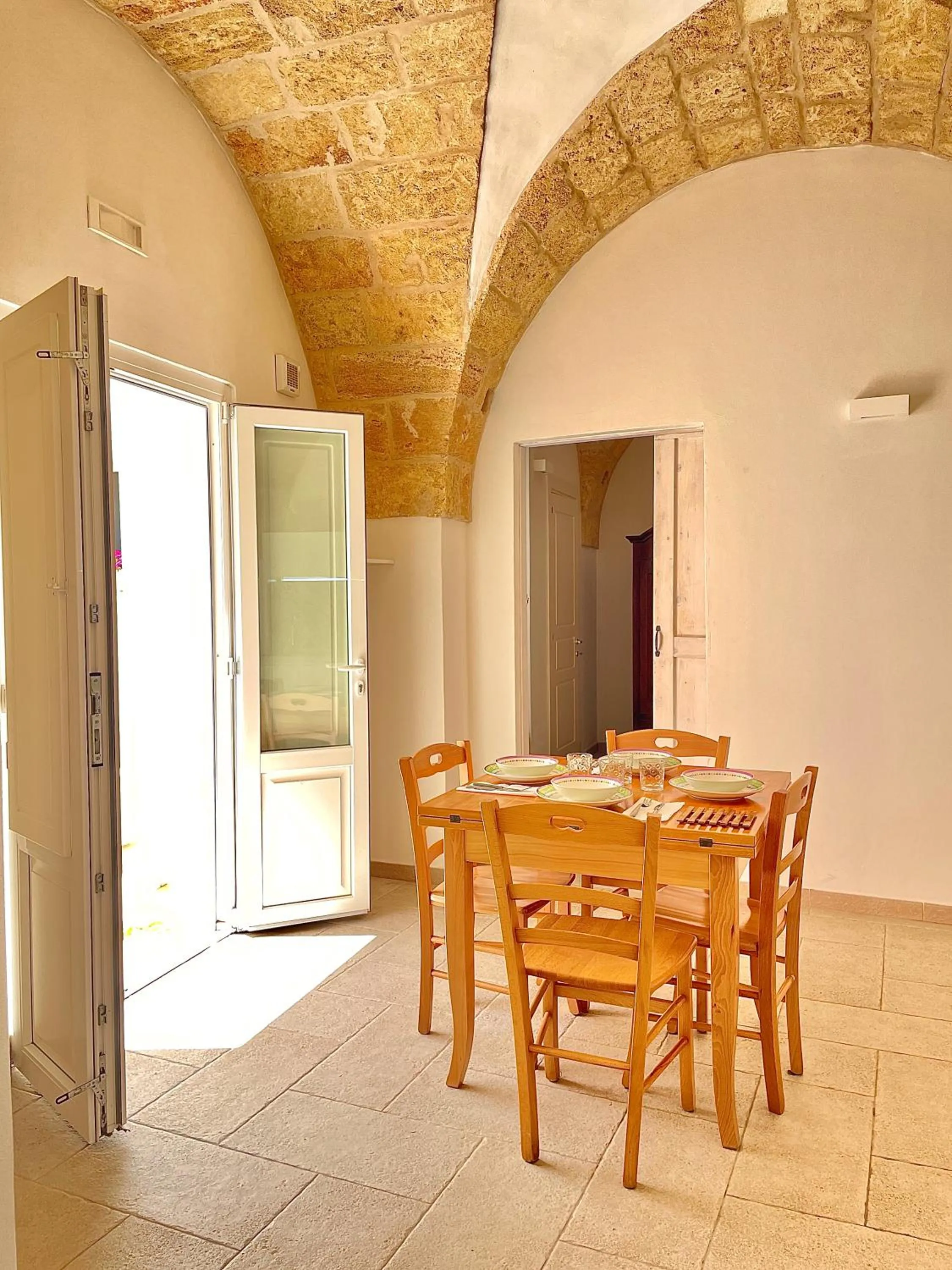 Seating area in Corte Scarcia