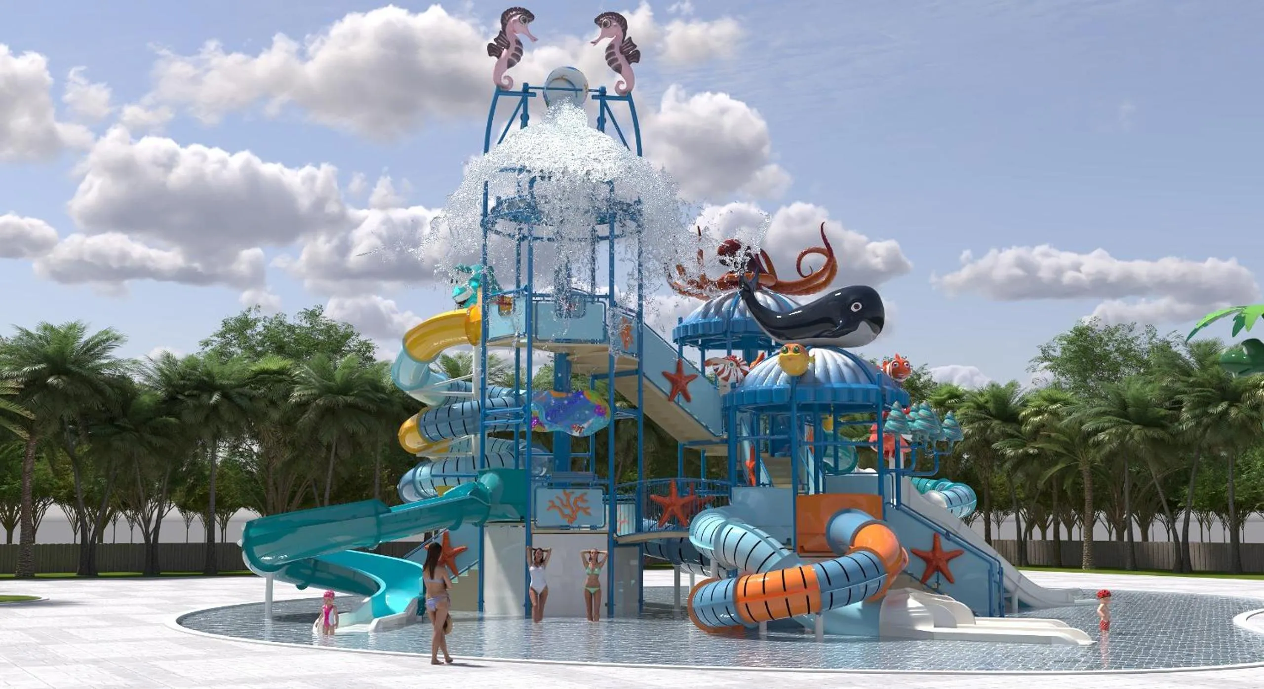 Aqua park in Iberostar Waves Creta Panorama & Mare