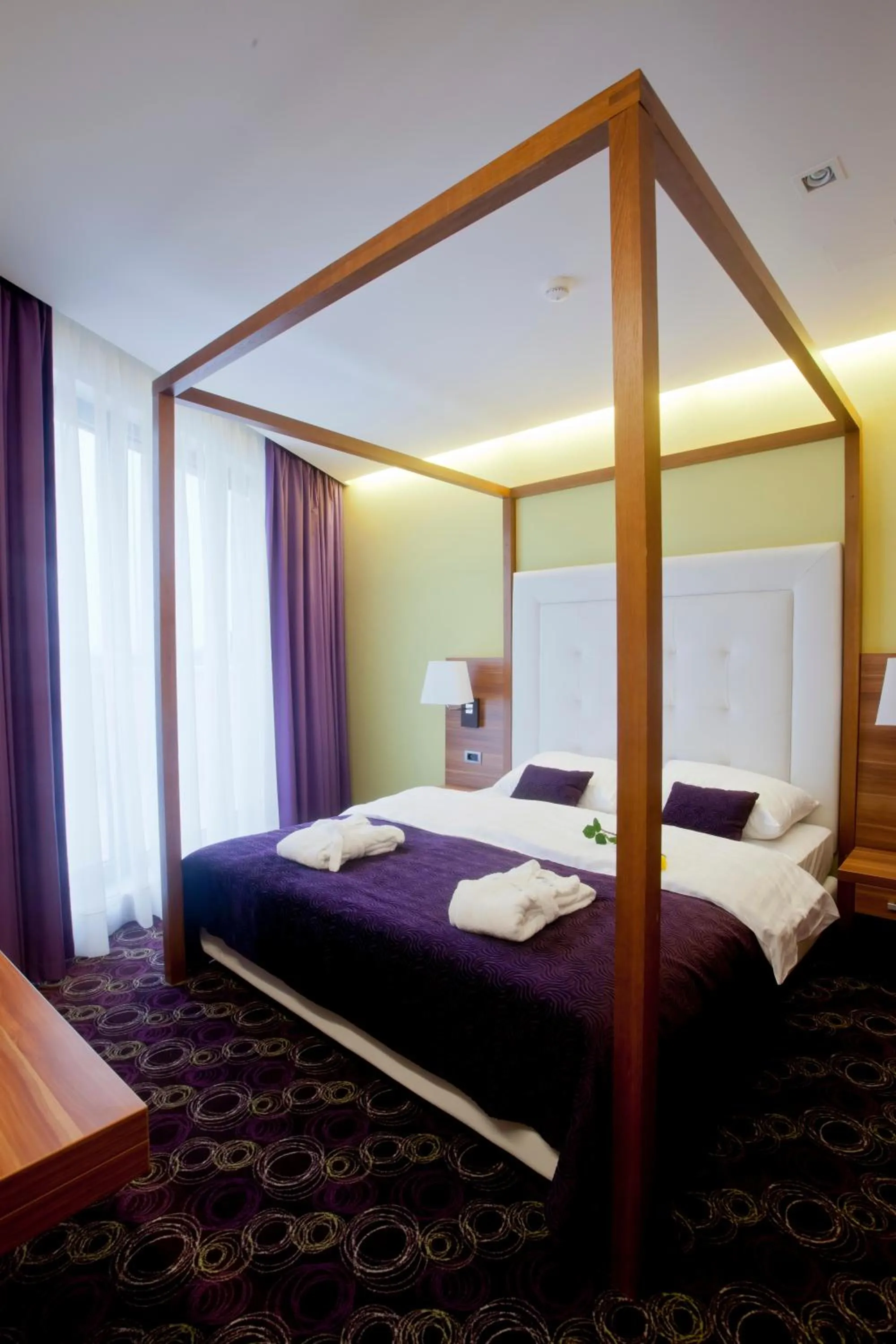 Bedroom, Bed in Hotel Sport