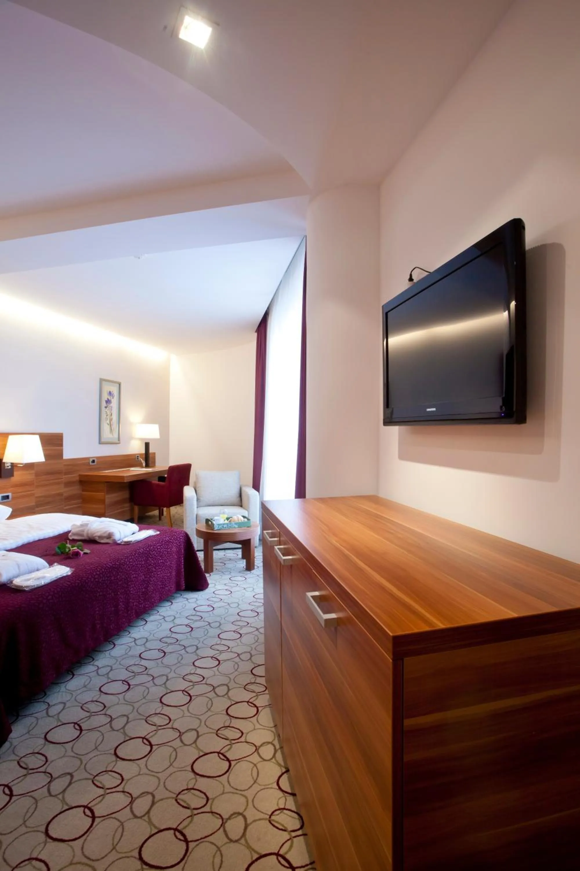 Decorative detail, Bed in Hotel Sport