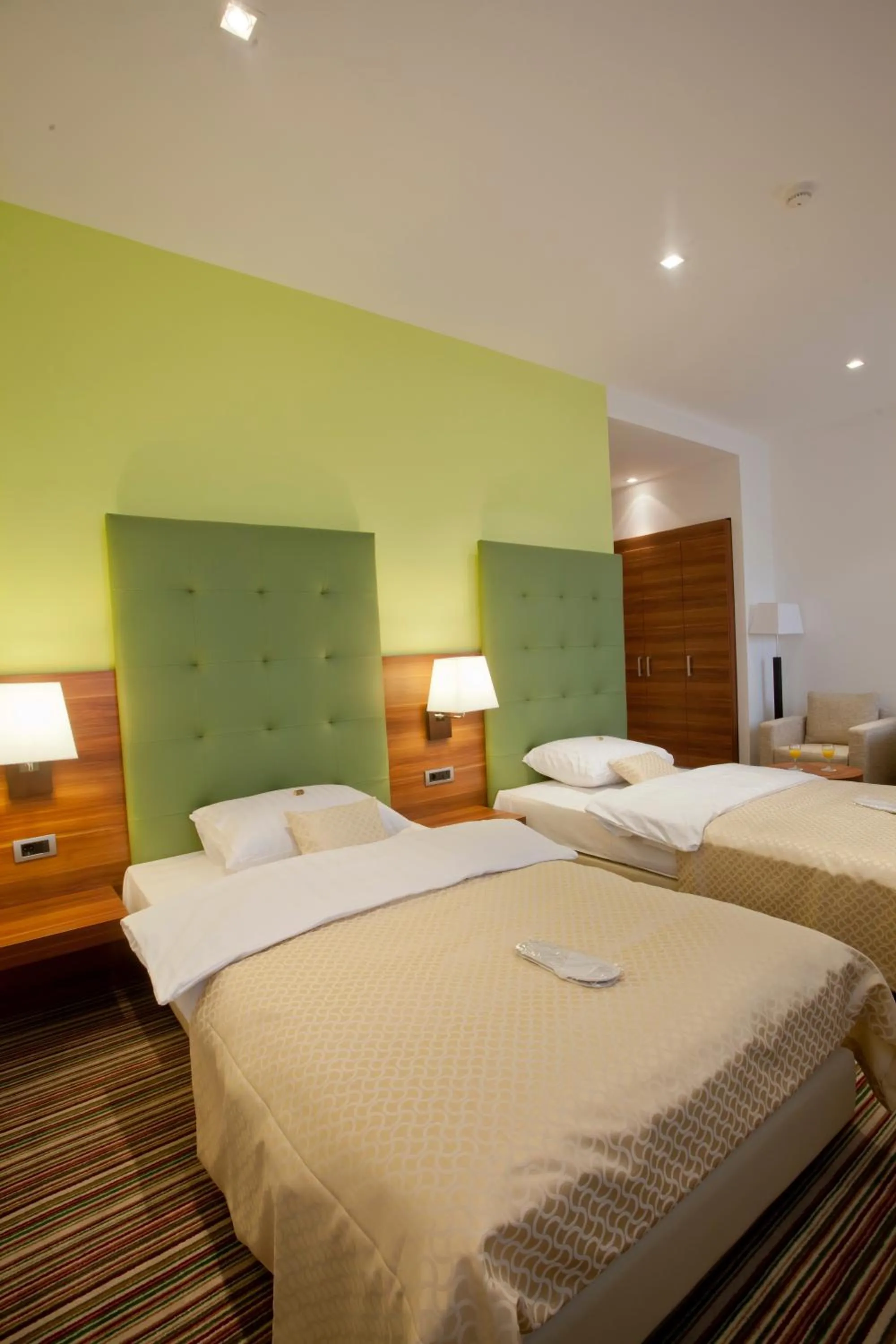 Decorative detail, Bed in Hotel Sport