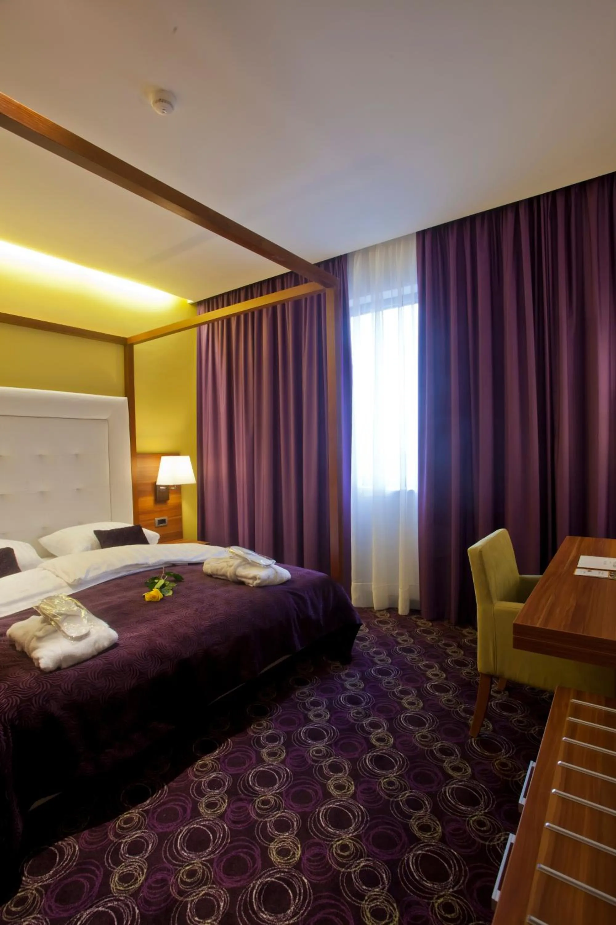 Decorative detail, Bed in Hotel Sport