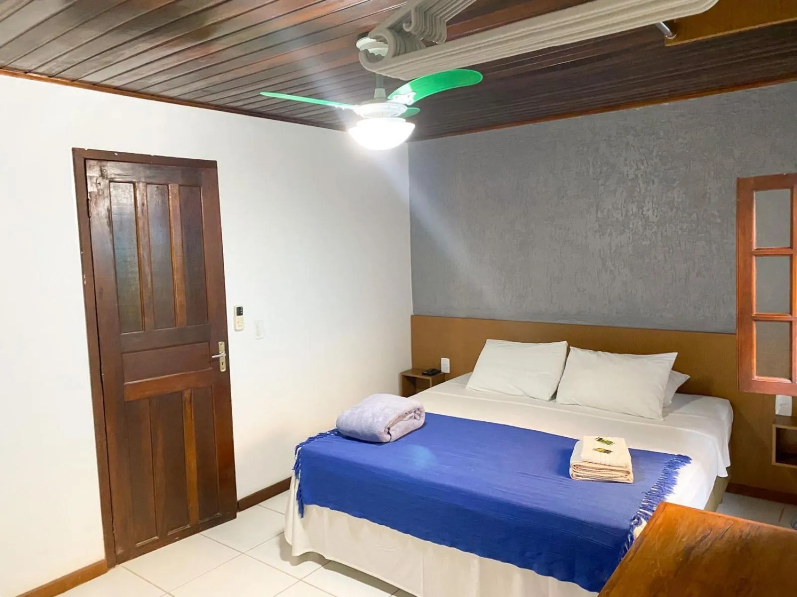 Bed in Pousada Bugio