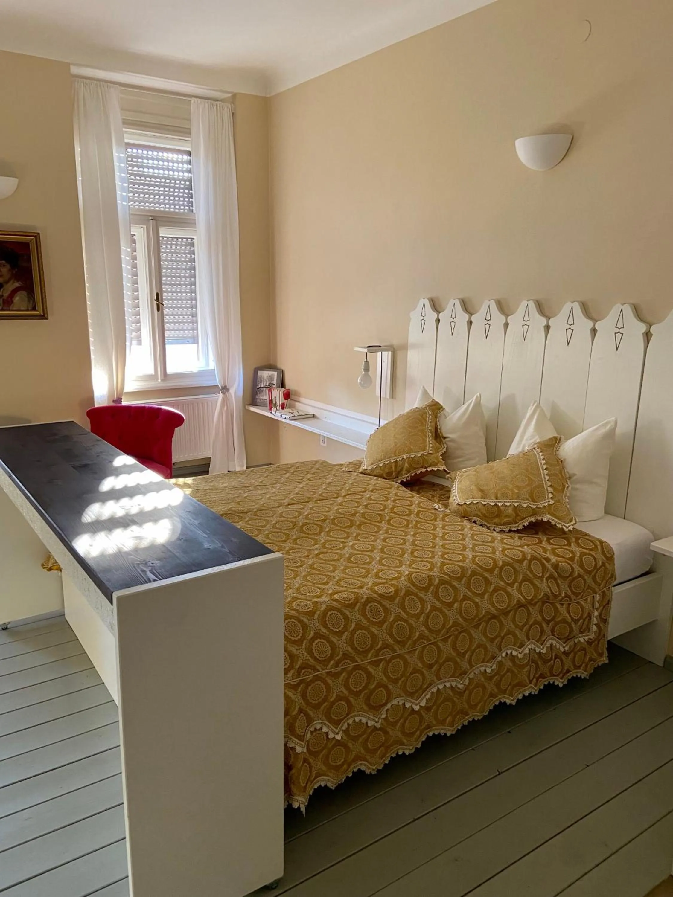 Bed in Altstadthaus Cityappartements