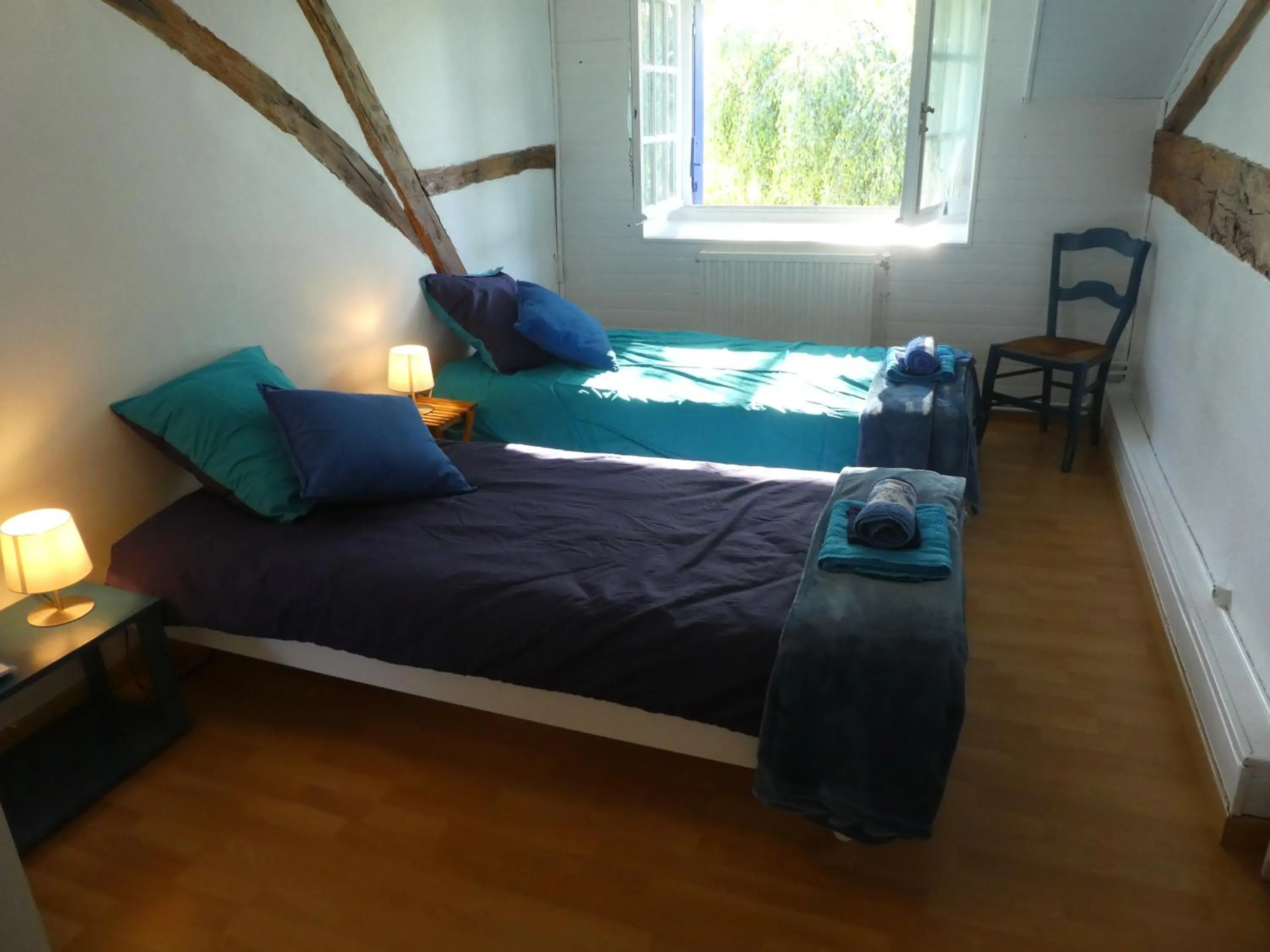 Bed in Les chambres du Ladoux