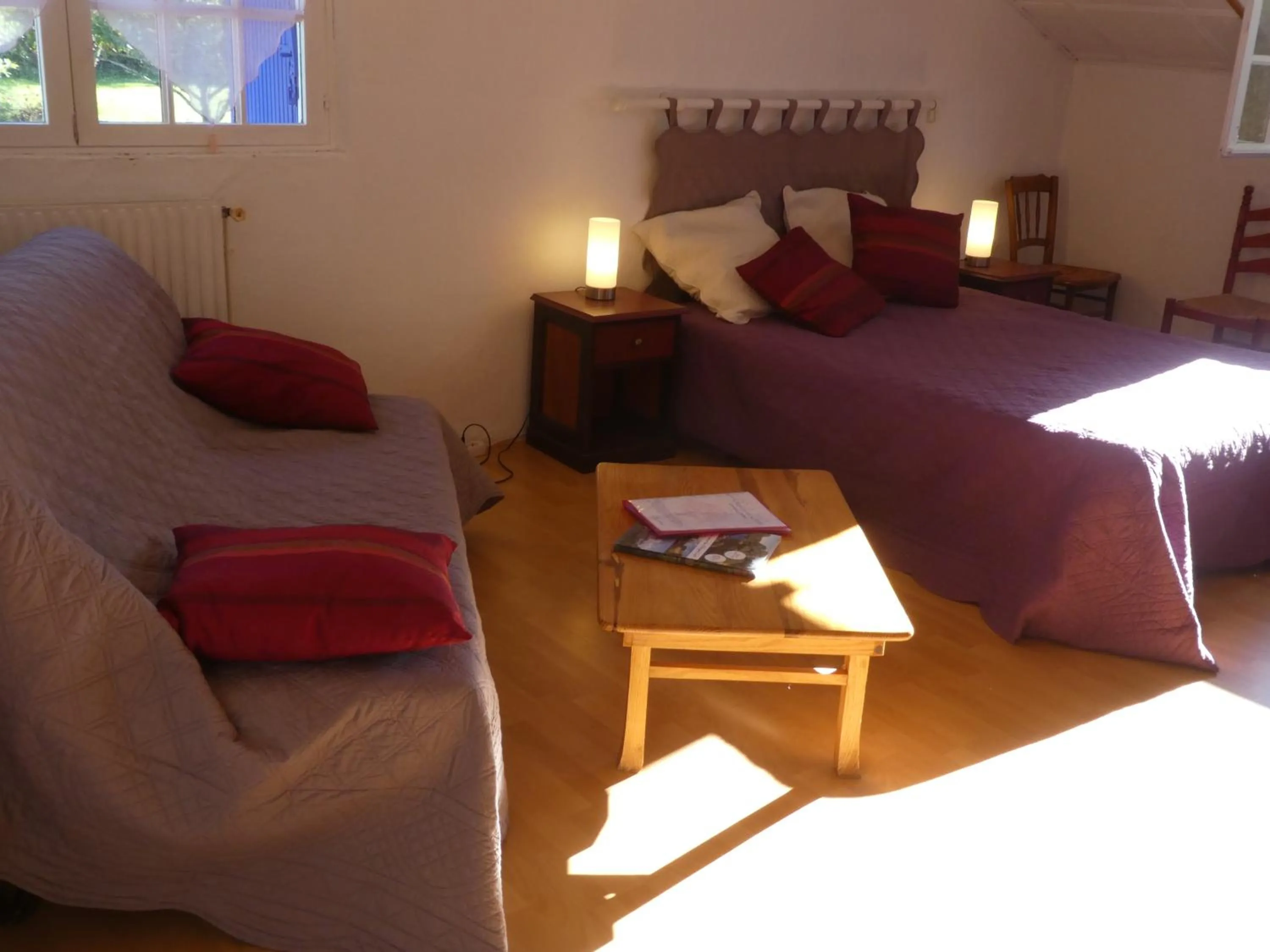 Bed in Les chambres du Ladoux