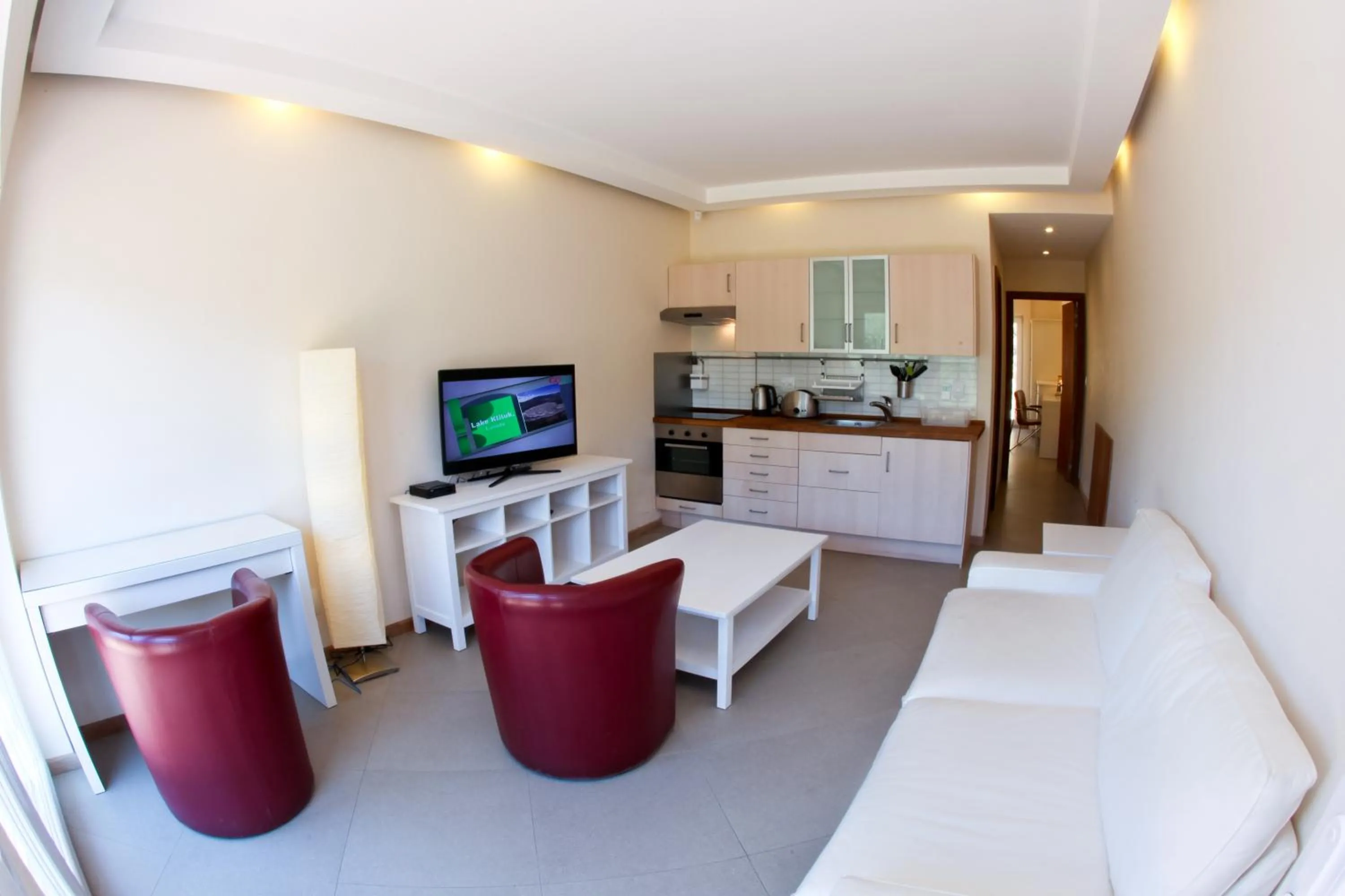 Living room in Roof of Africa Hotel