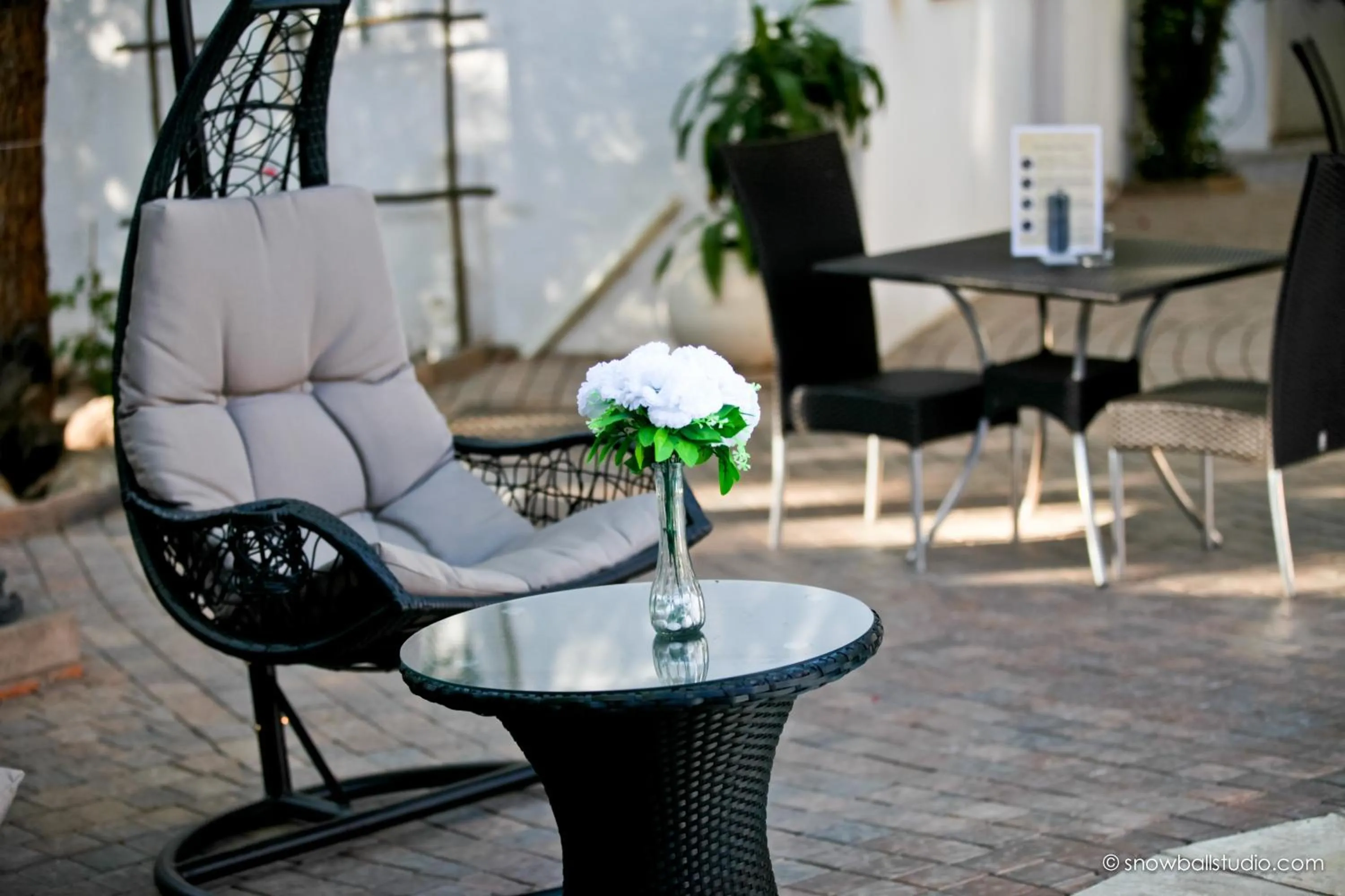 Patio in Roof of Africa Hotel
