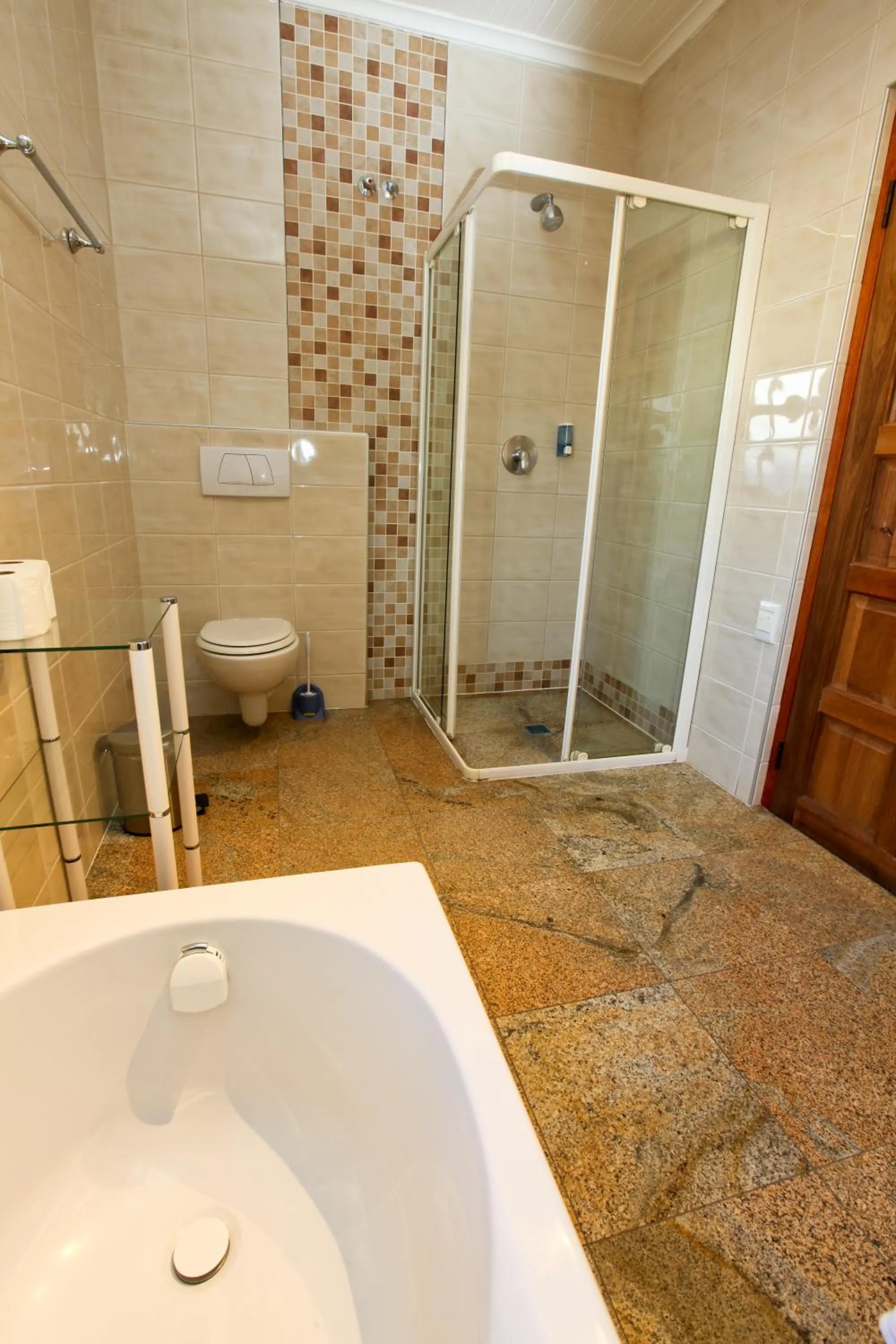 Bathroom in Roof of Africa Hotel