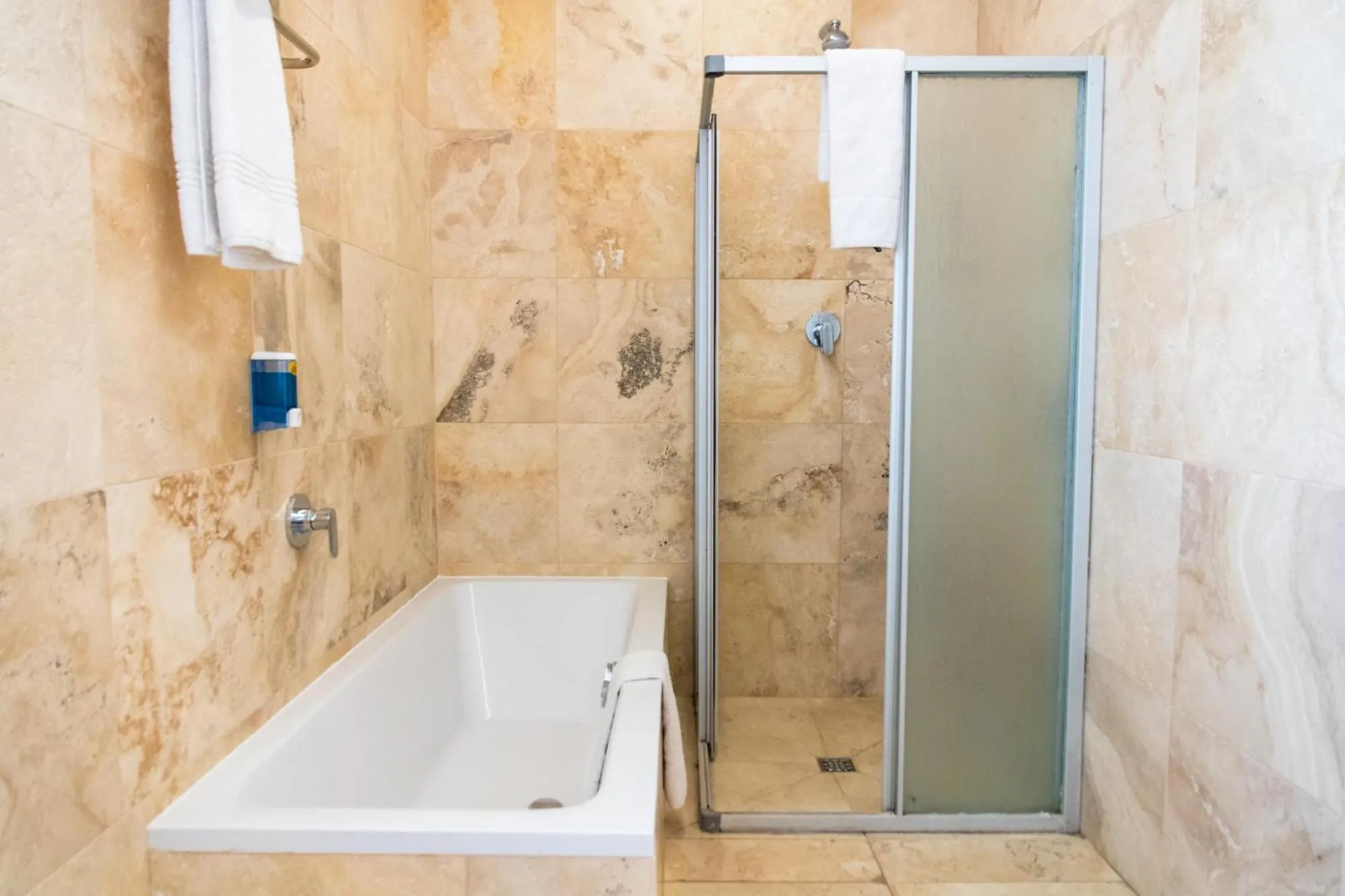 Bathroom in Roof of Africa Hotel