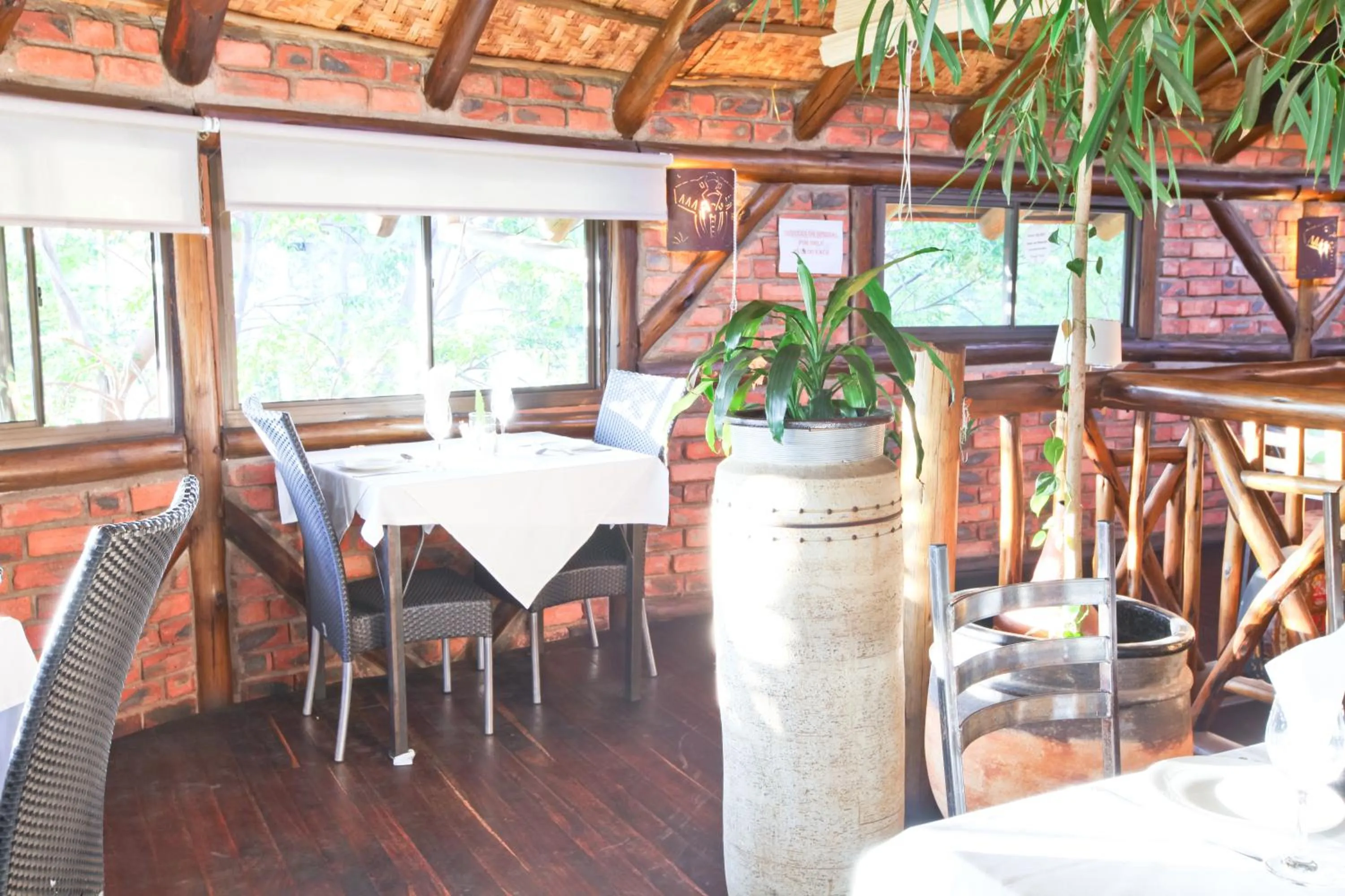 Restaurant/places to eat in Roof of Africa Hotel