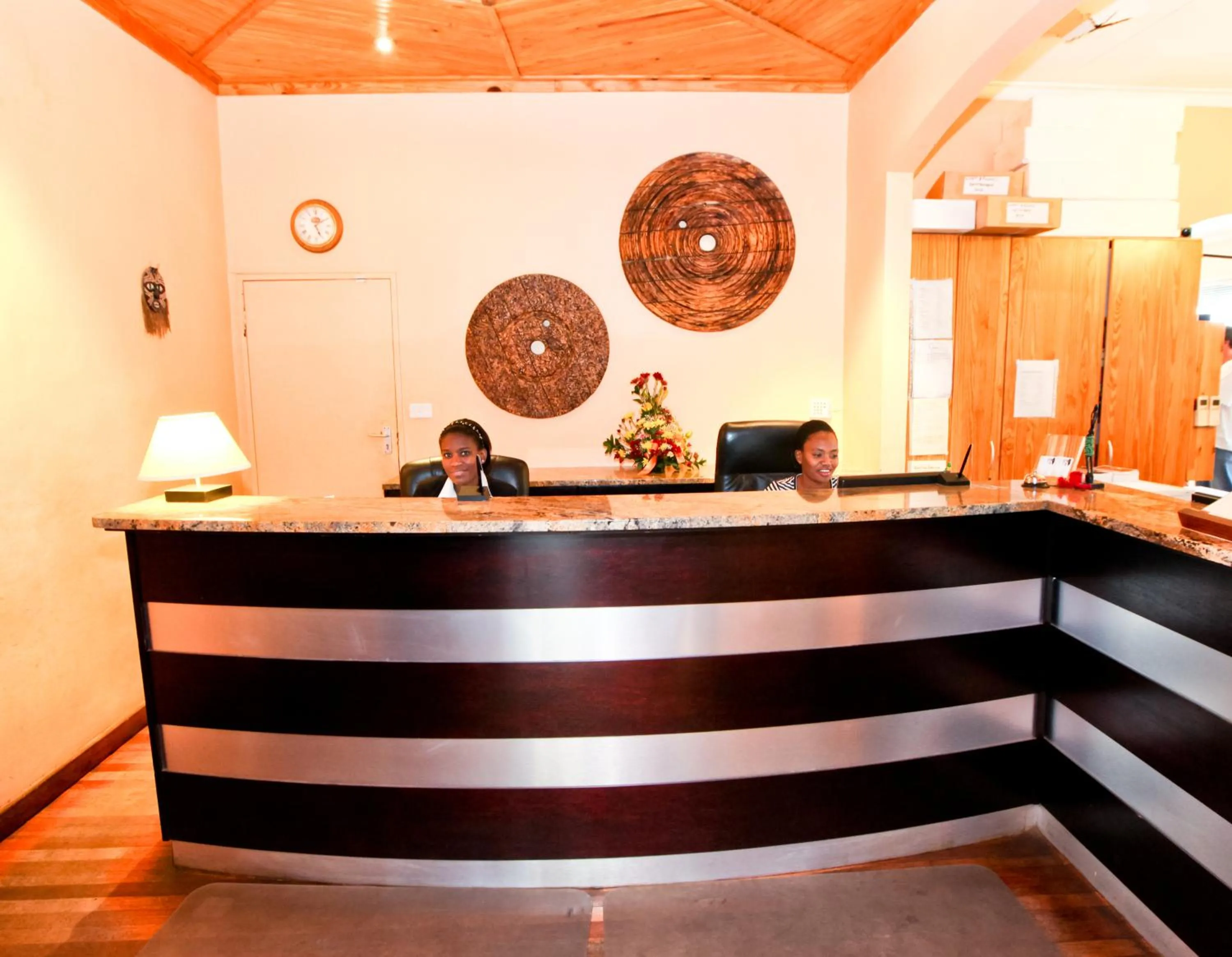 Staff in Roof of Africa Hotel