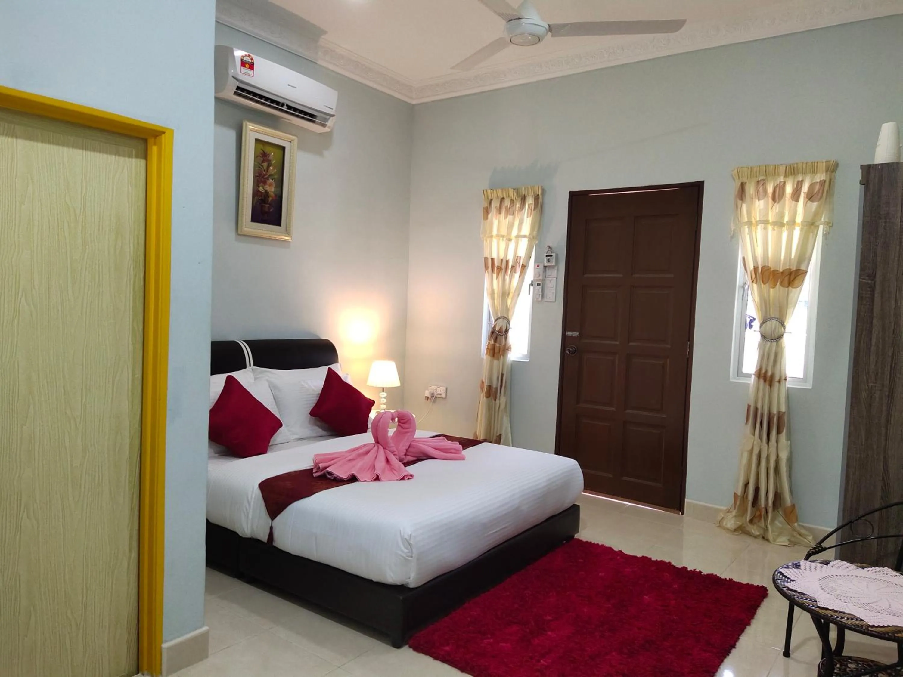 Bed in Ku's Roomstay