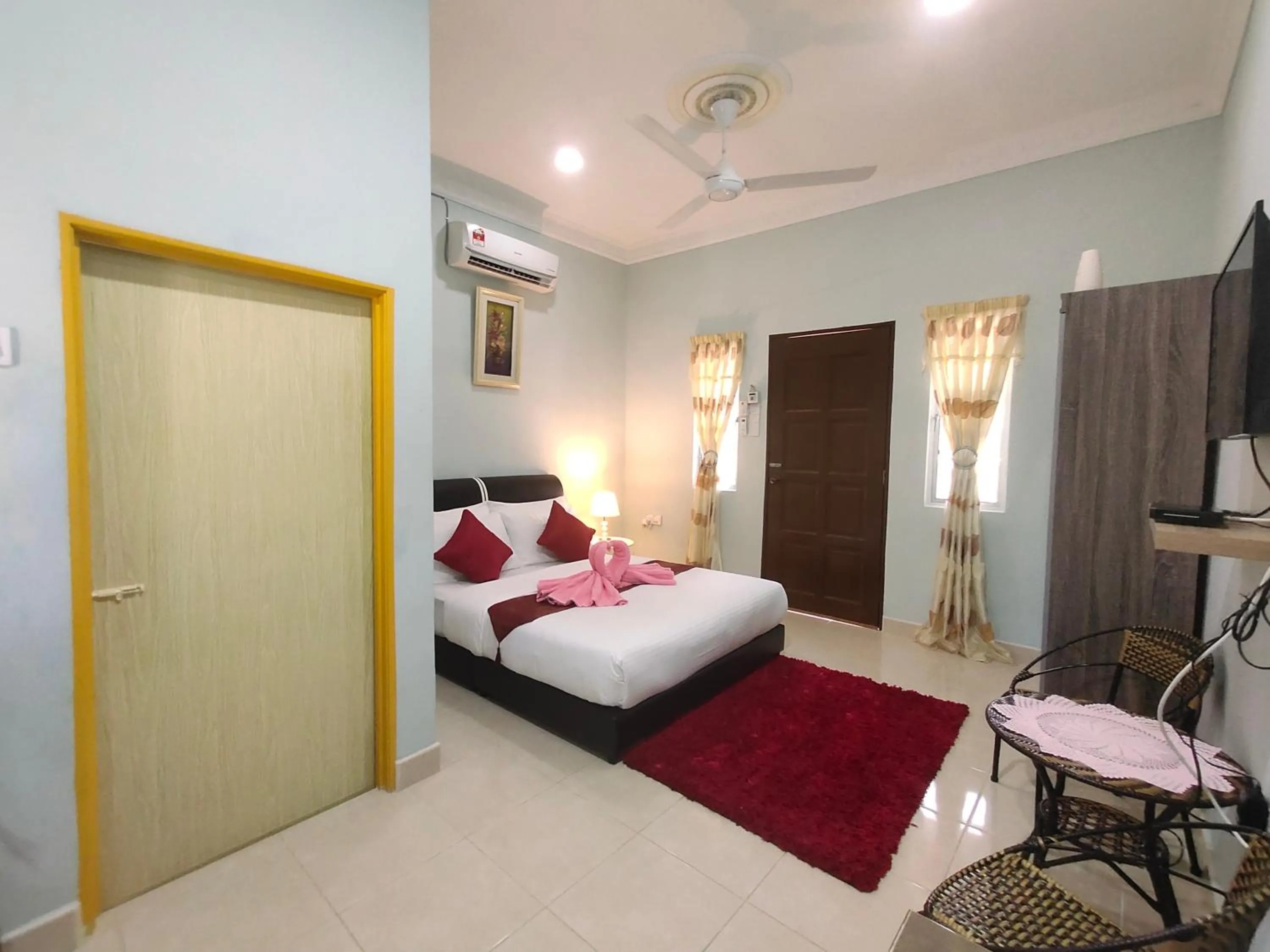 Bed in Ku's Roomstay