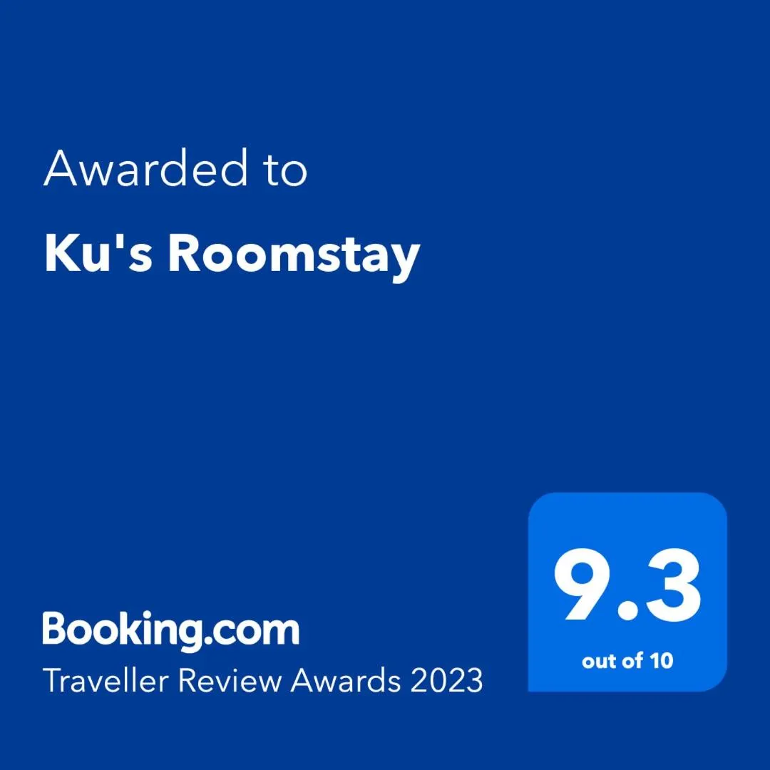 Certificate/Award in Ku's Roomstay