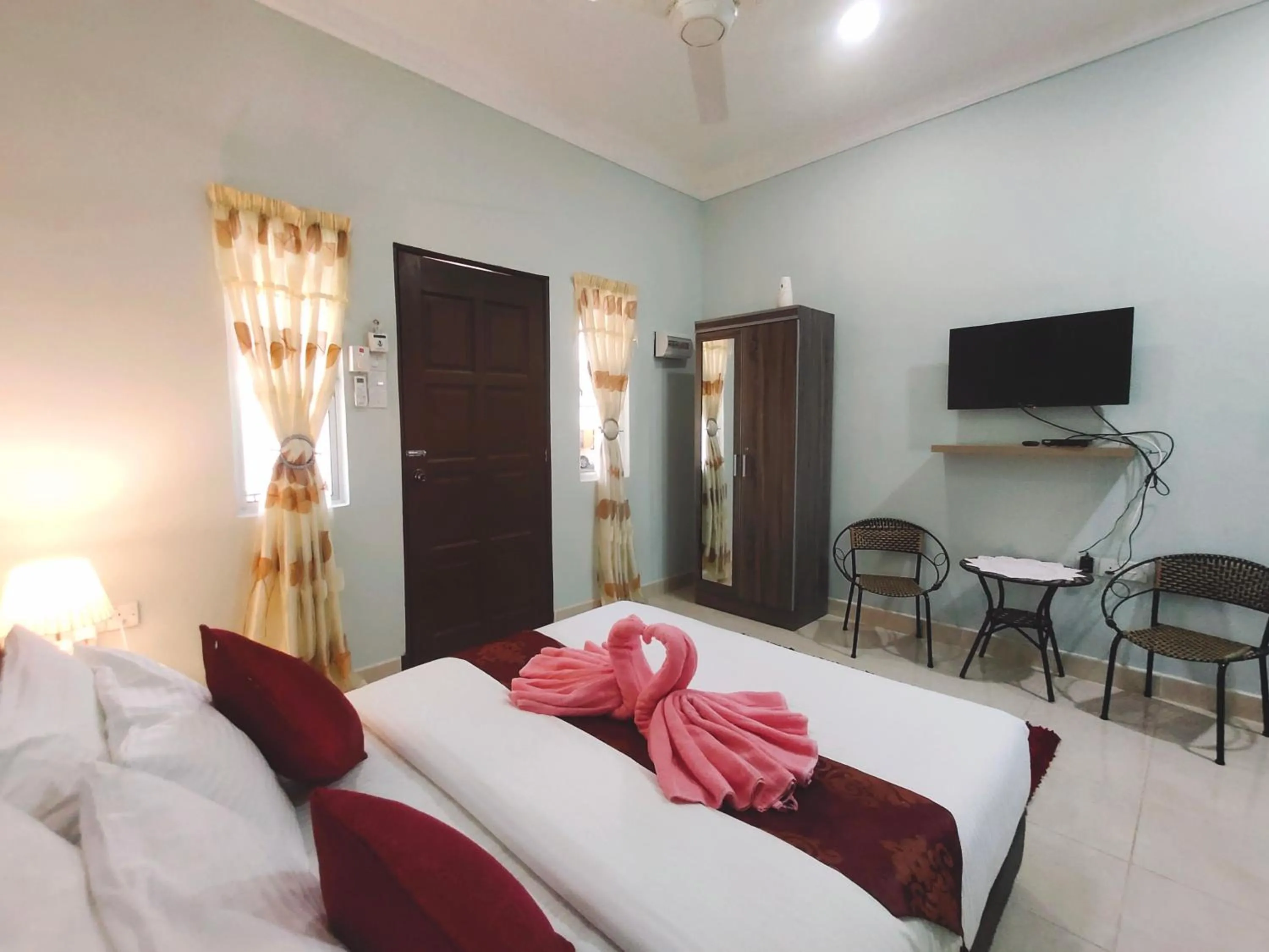 Bed in Ku's Roomstay