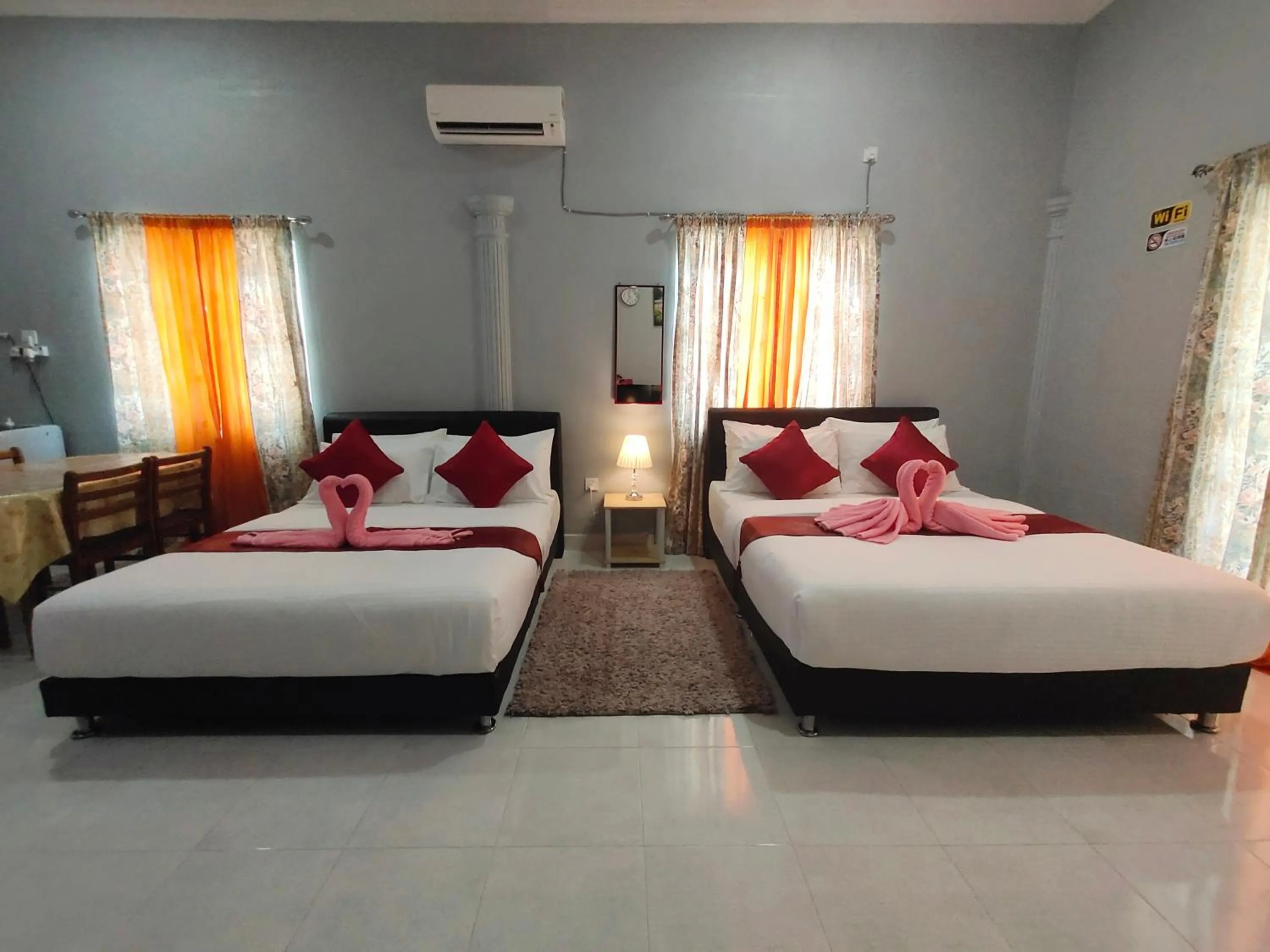 Bed in Ku's Roomstay