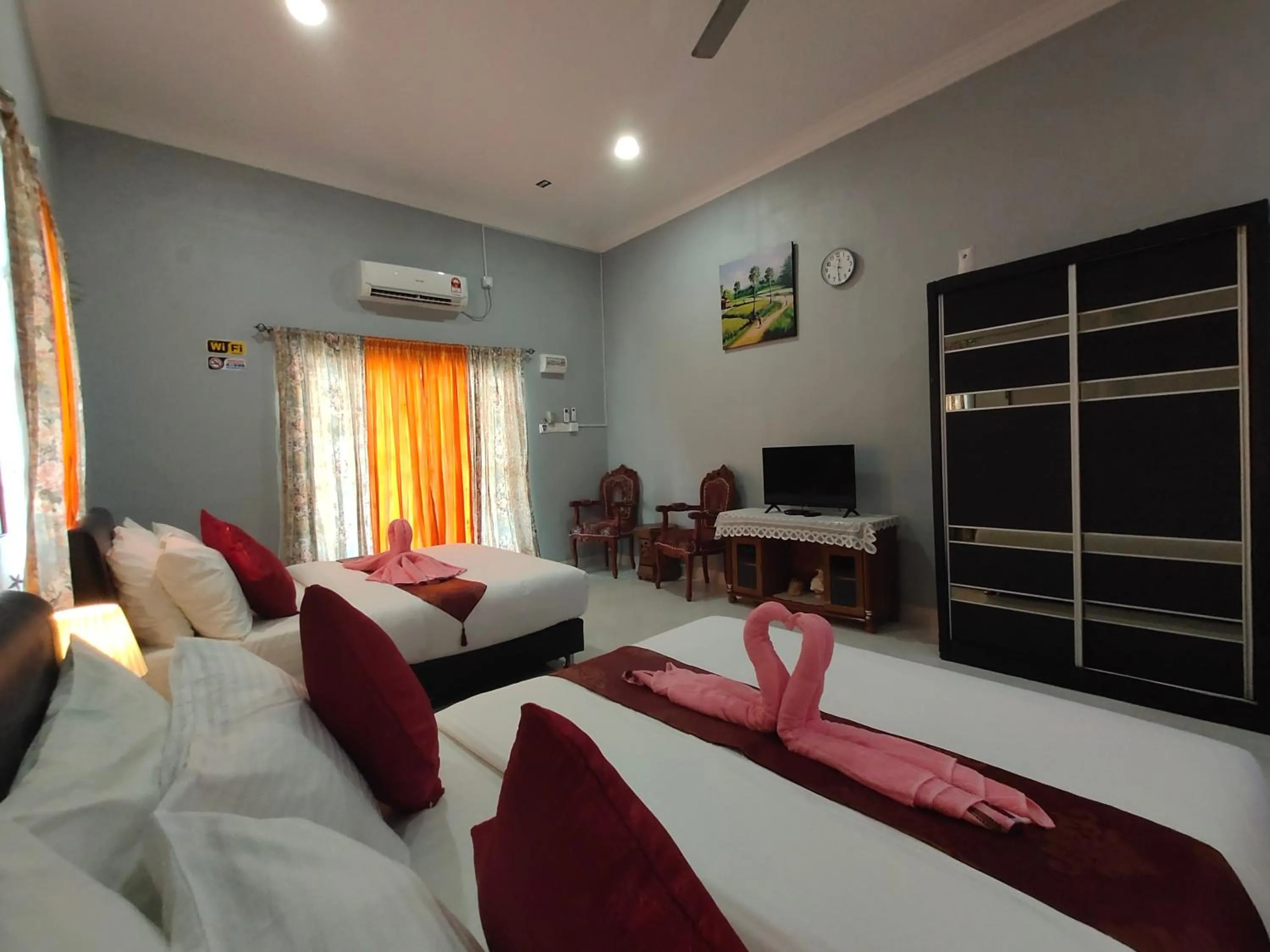 Bed in Ku's Roomstay