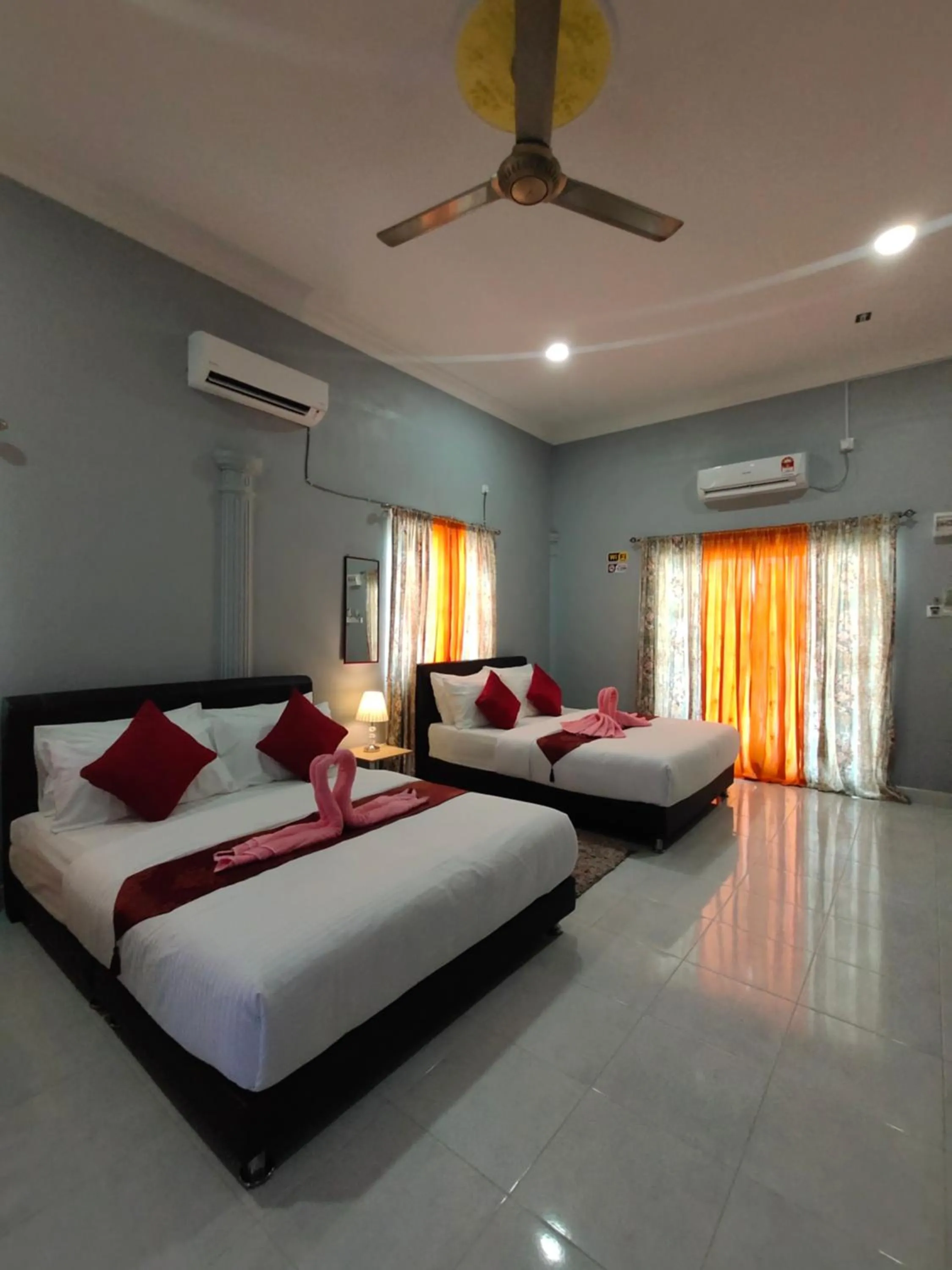 Bed in Ku's Roomstay