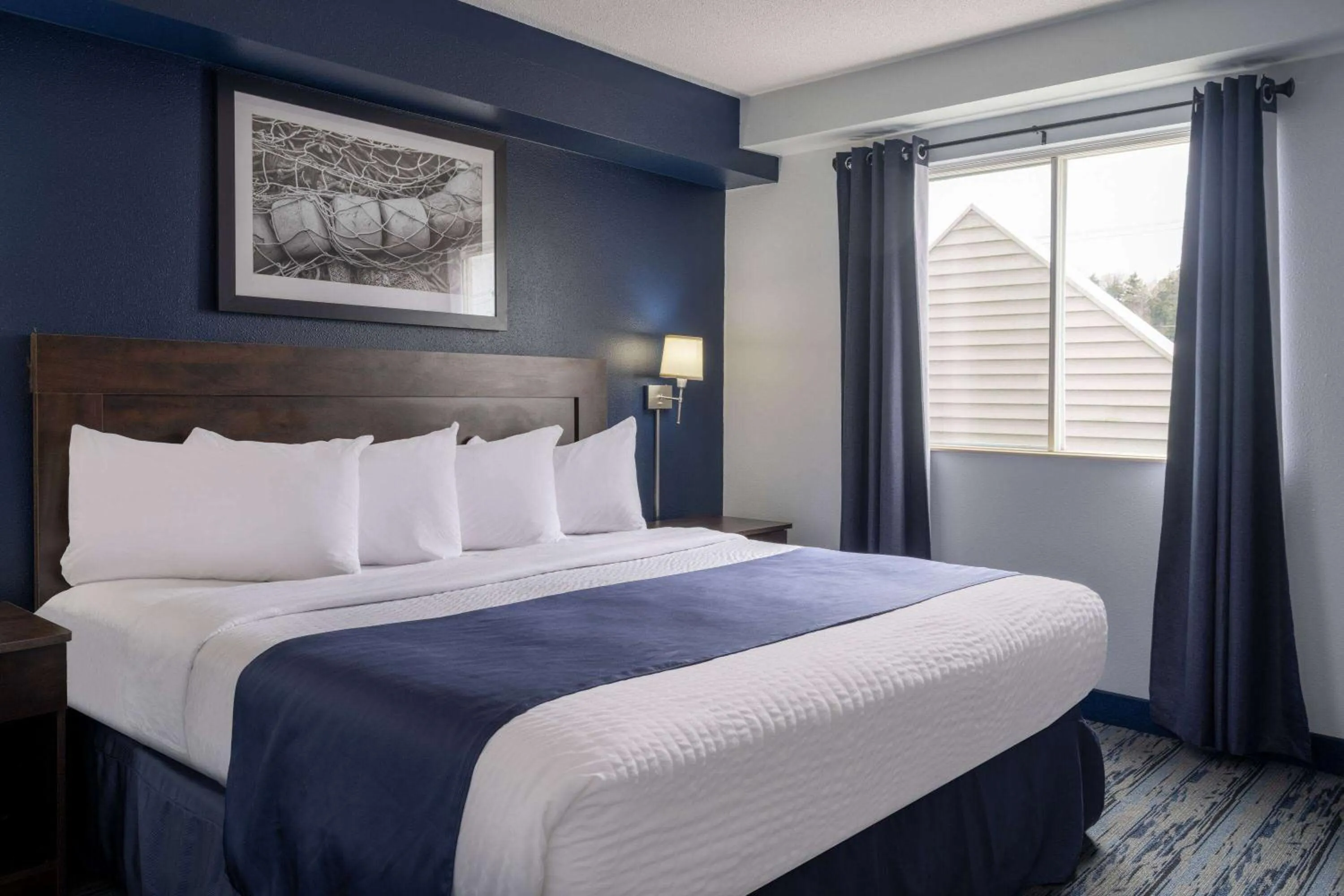Bed in Travelodge Suites by Wyndham Saint John