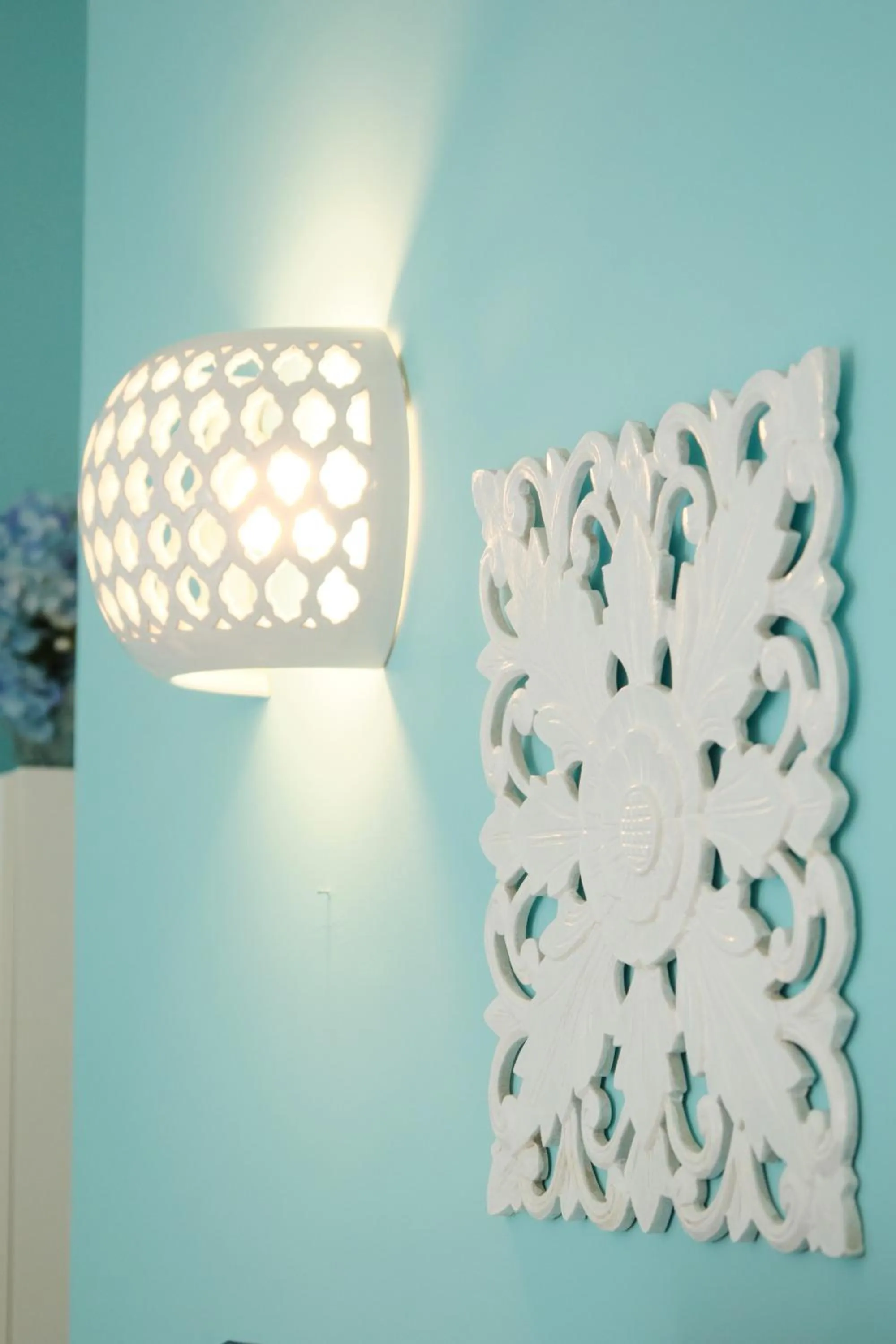 Decorative detail in Pharus Miseni Suites and rooms