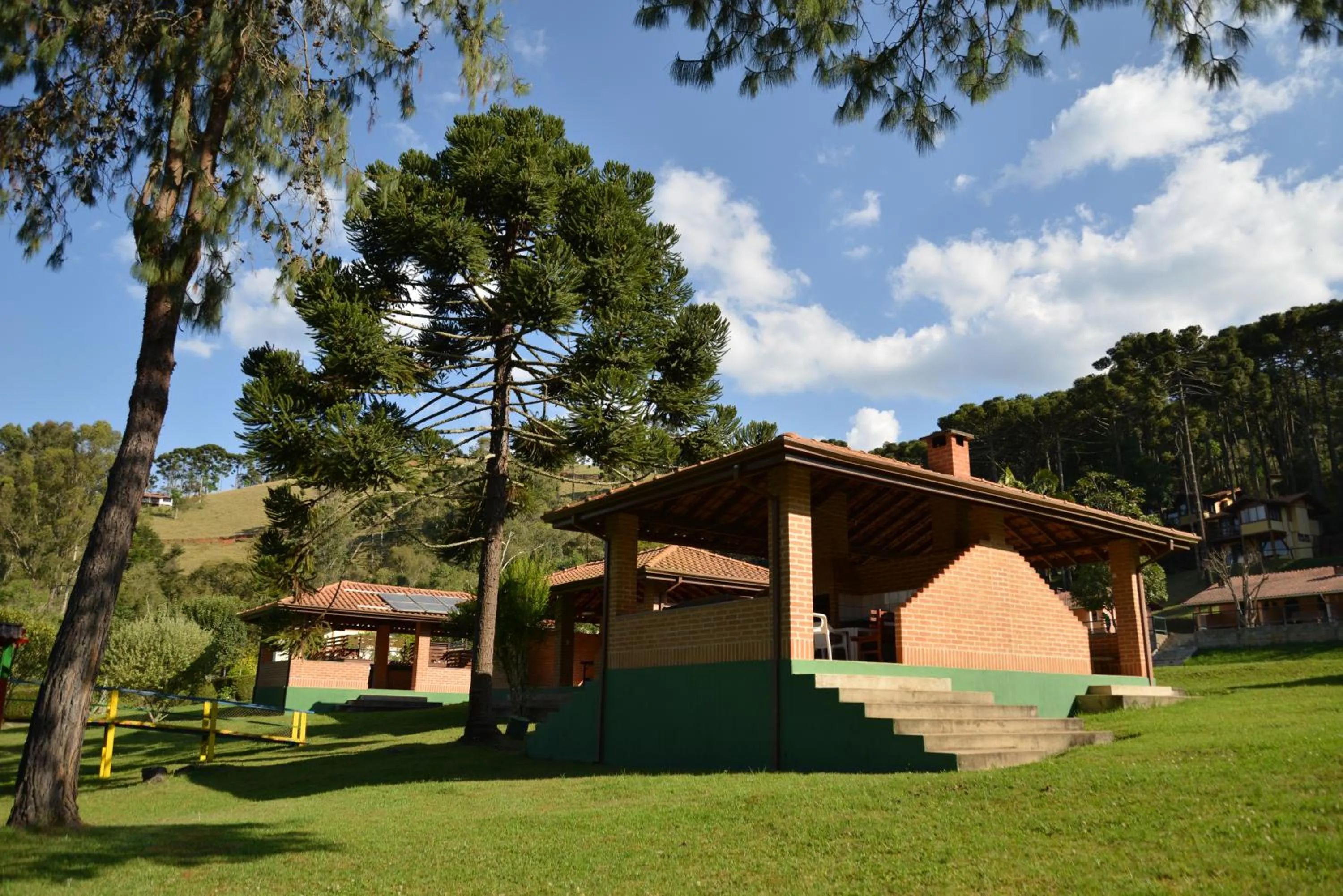 BBQ facilities in Pousada Vida Verde