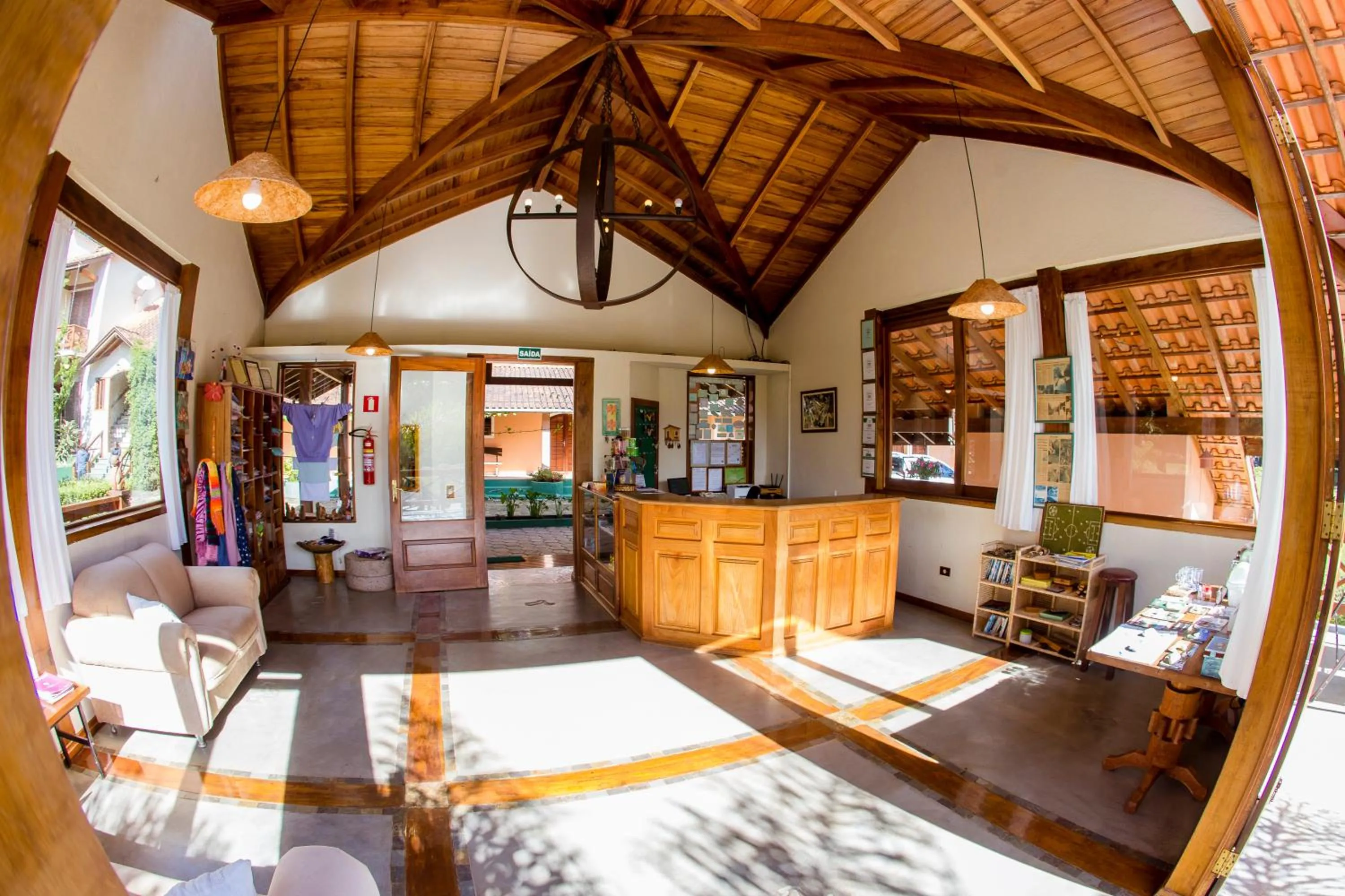 Lobby or reception in Pousada Vida Verde