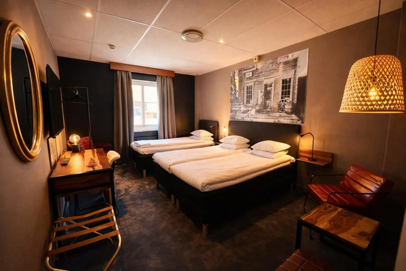 Bed in Hotell Siesta