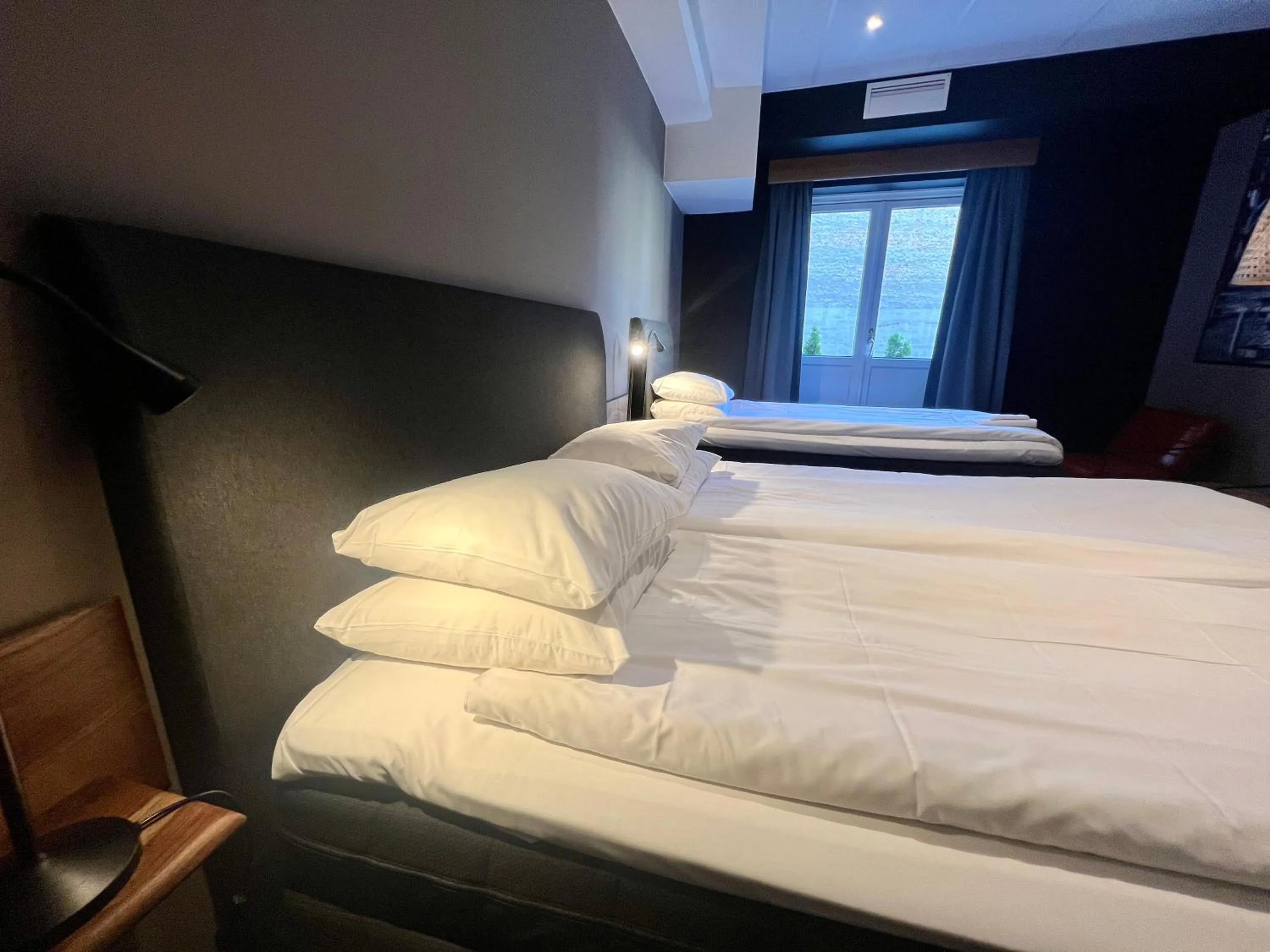 Bed in Hotell Siesta