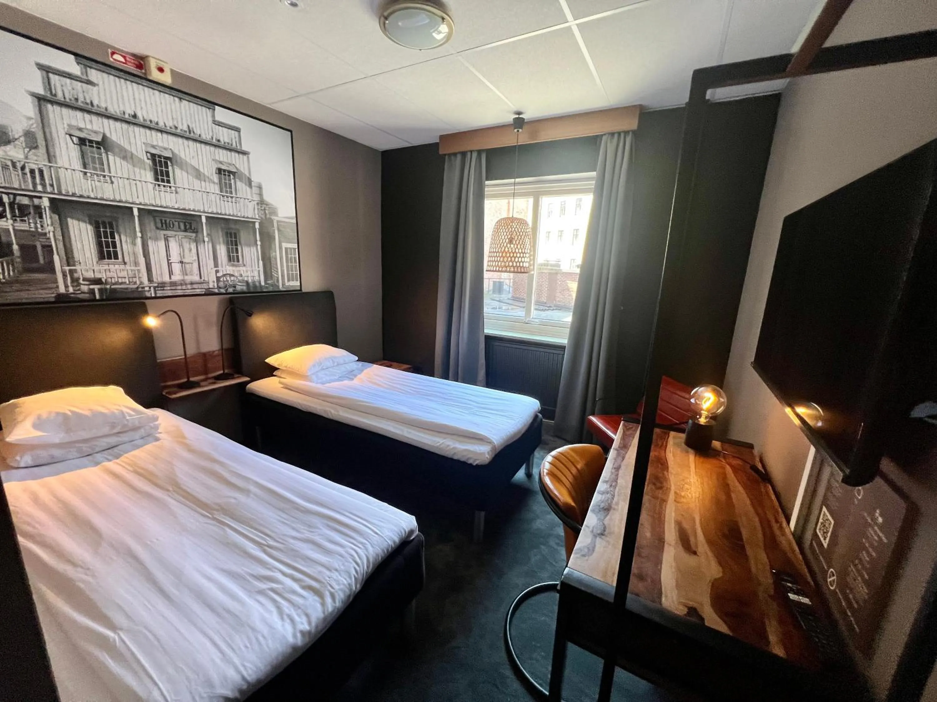 Bed in Hotell Siesta