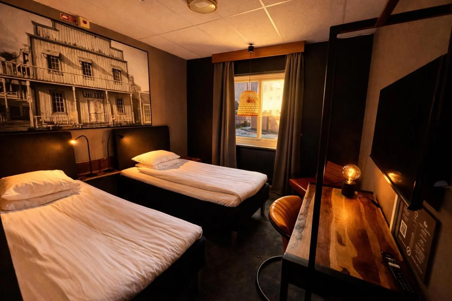 Bed in Hotell Siesta