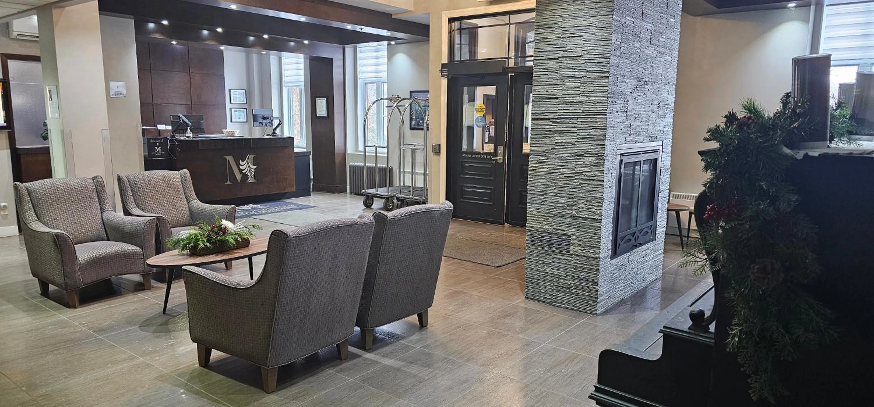 Lobby or reception in Hotel Montfort