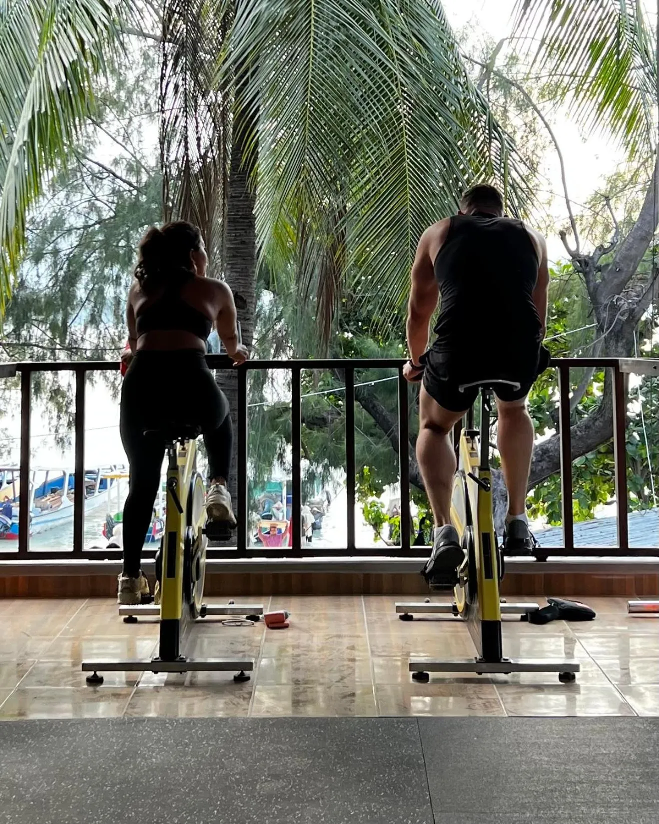 Fitness centre/facilities in Tropica Gili Total Body Fit - Free Access Gym and Coworking Space