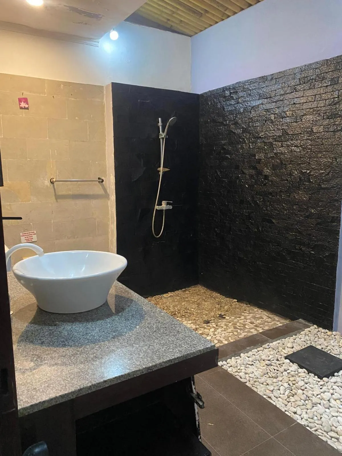 Shower in Tropica Gili Total Body Fit - Free Access Gym and Coworking Space