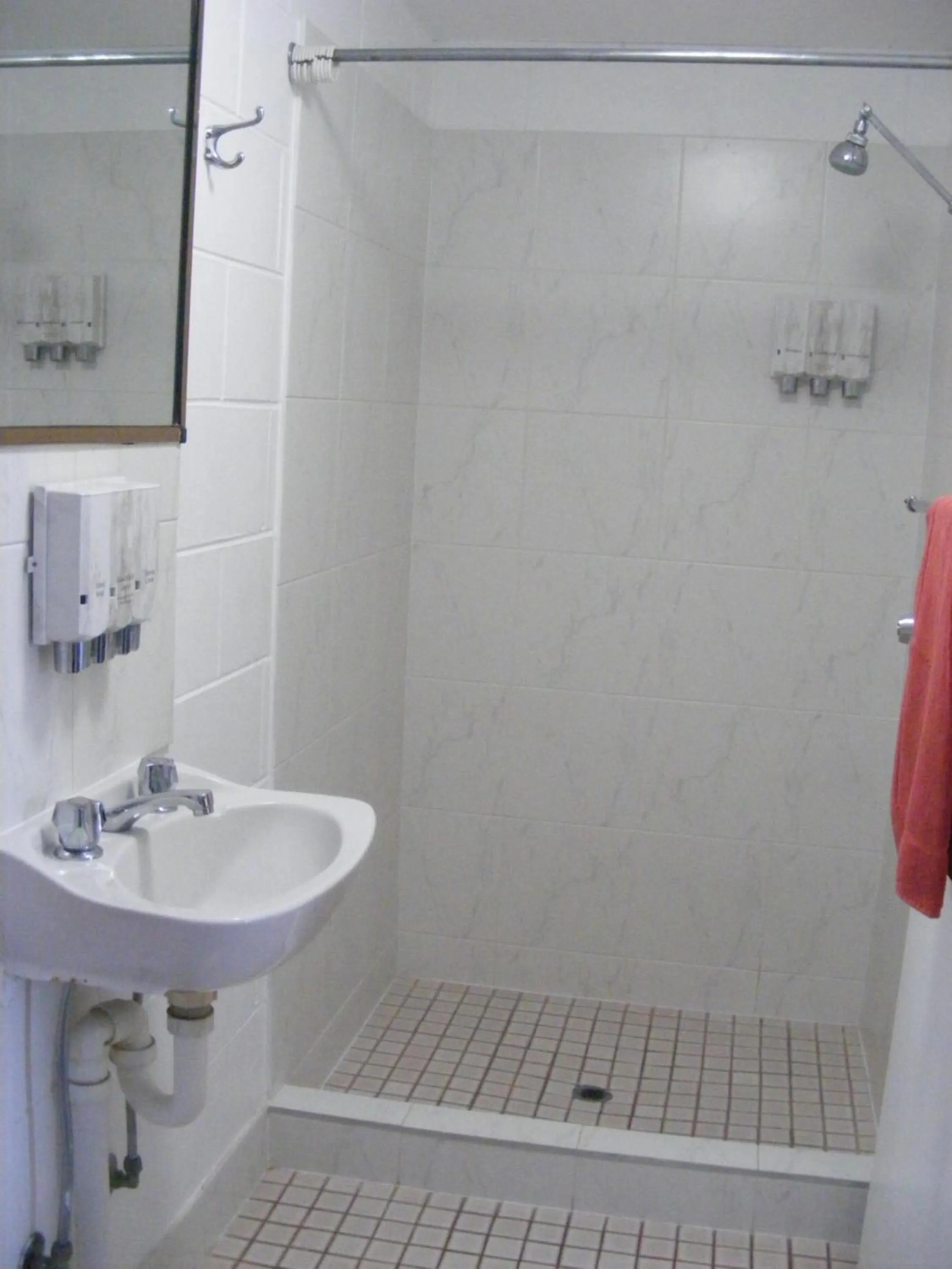 Shower in Motel Lodge